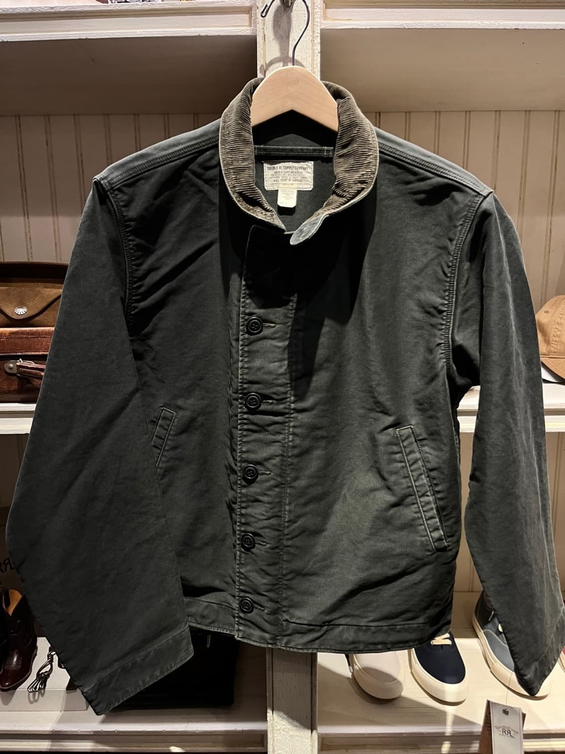 RRL 블랙 덱자켓 더블알엘 코듀로이 25fw 상품이미지2