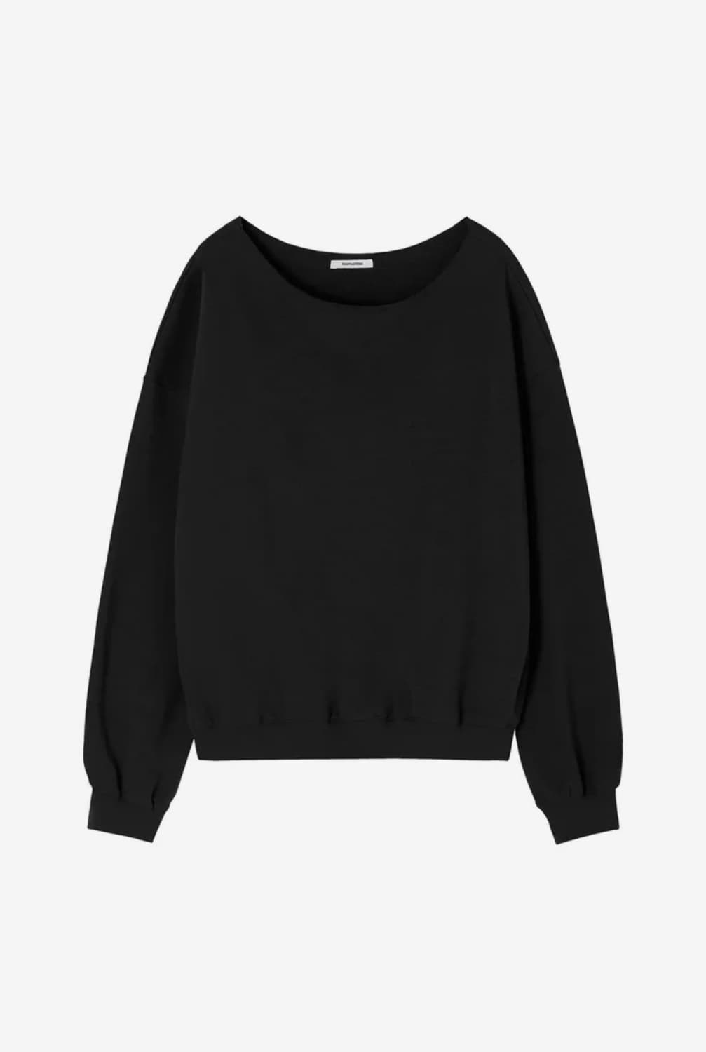 (택O) 투머치택스 asymmetric 원숄더 스웻셔츠 (블랙) 상품이미지2