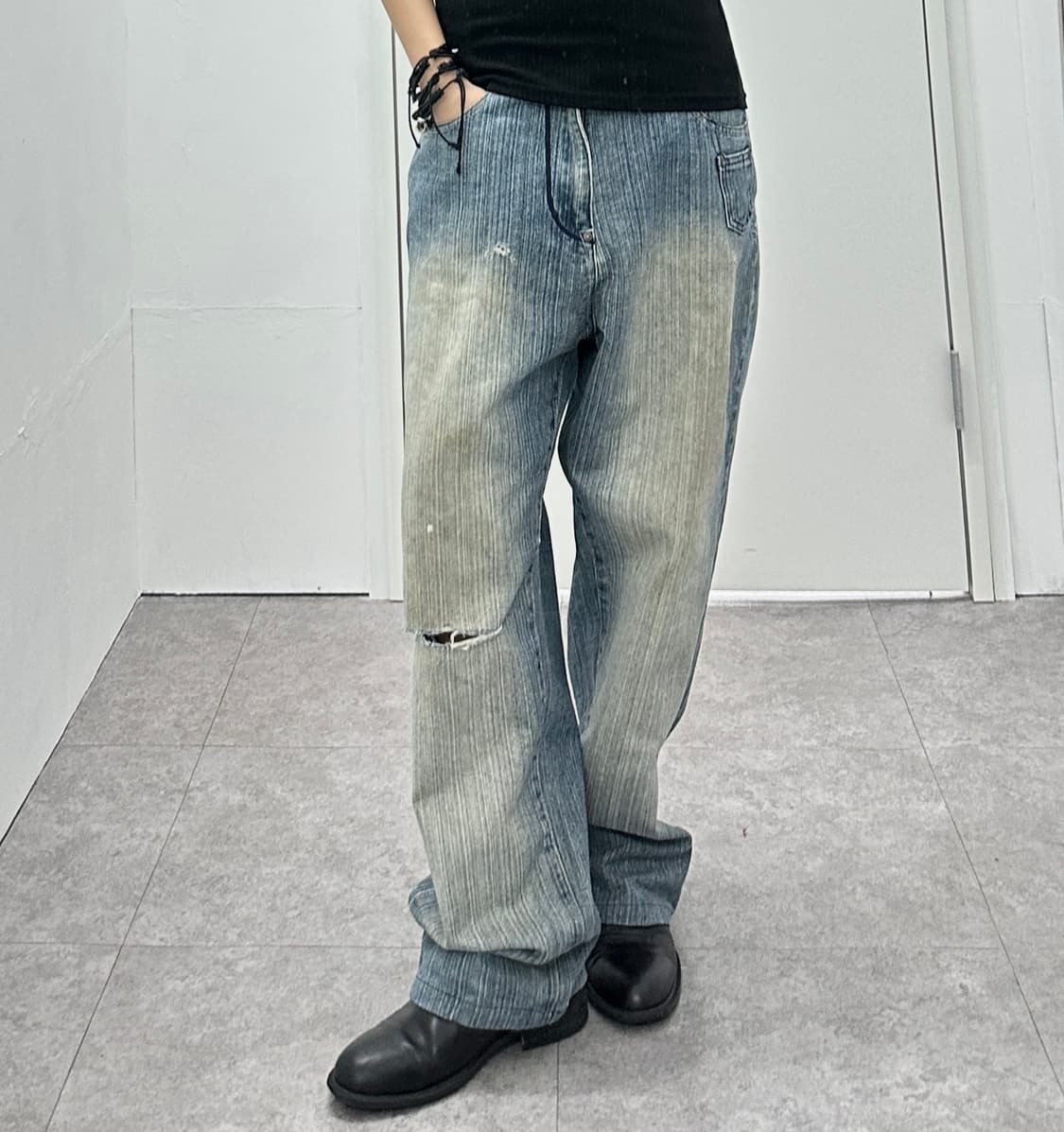 Akademiks back embroidery detail denim  상품이미지4