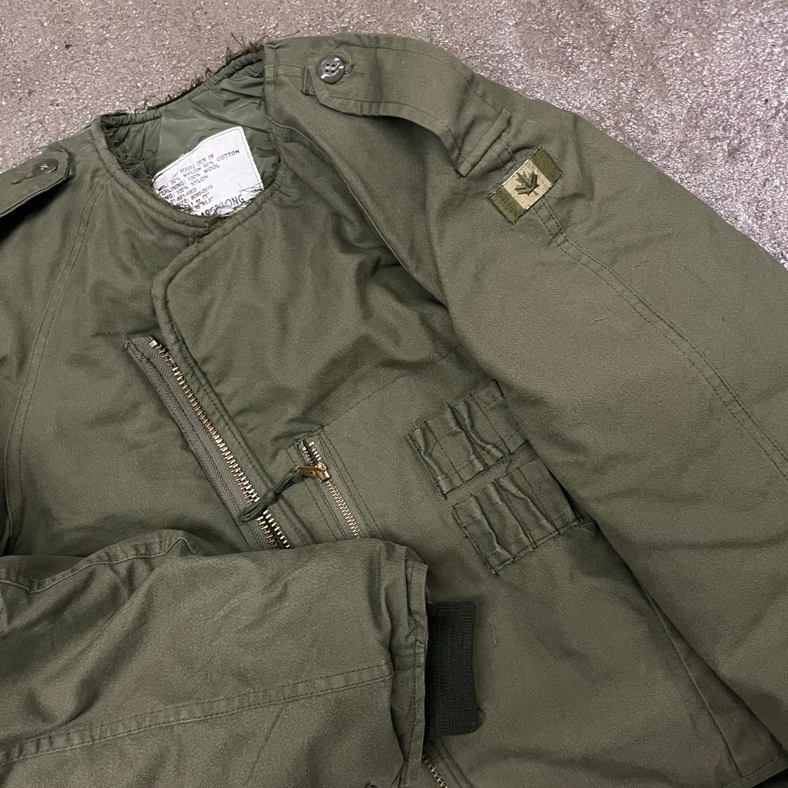 80s 캐나다군 탱커 자켓 (105) 상품이미지8