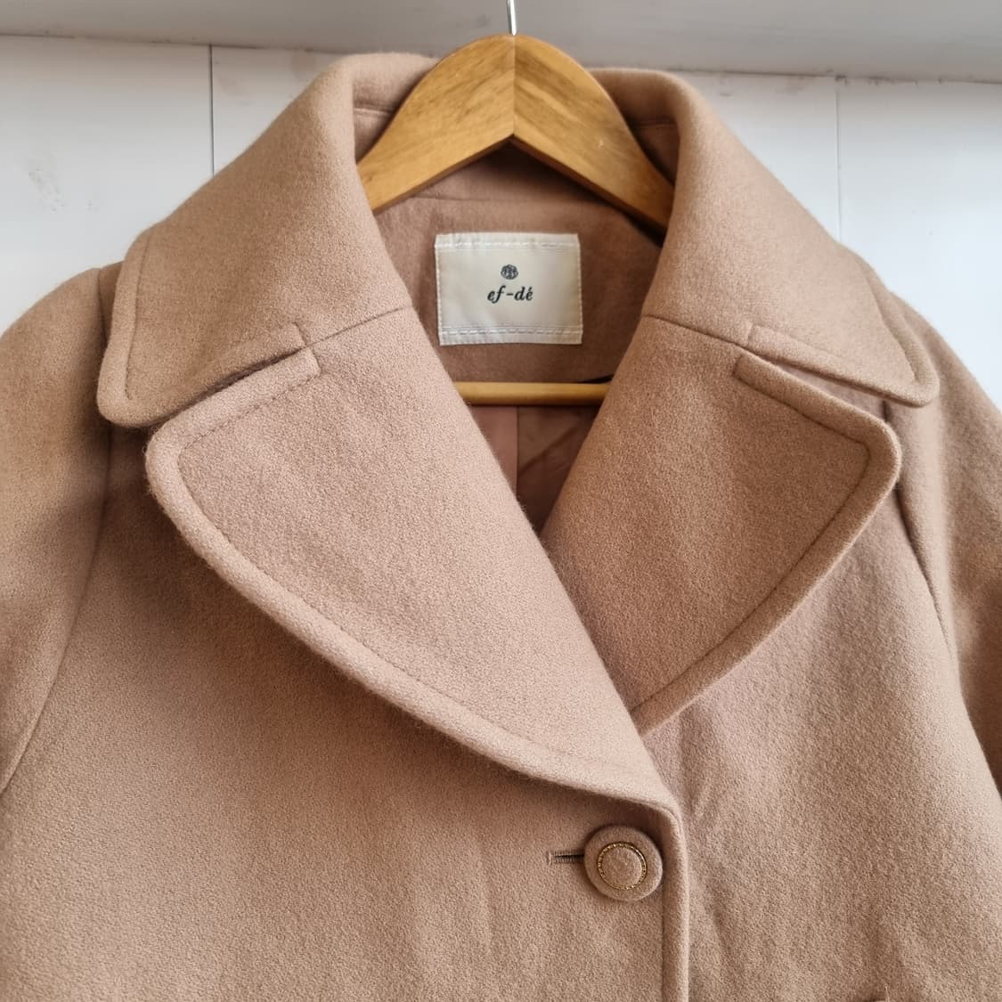 에프데 울 베이지 모리걸 코트 상품이미지2
