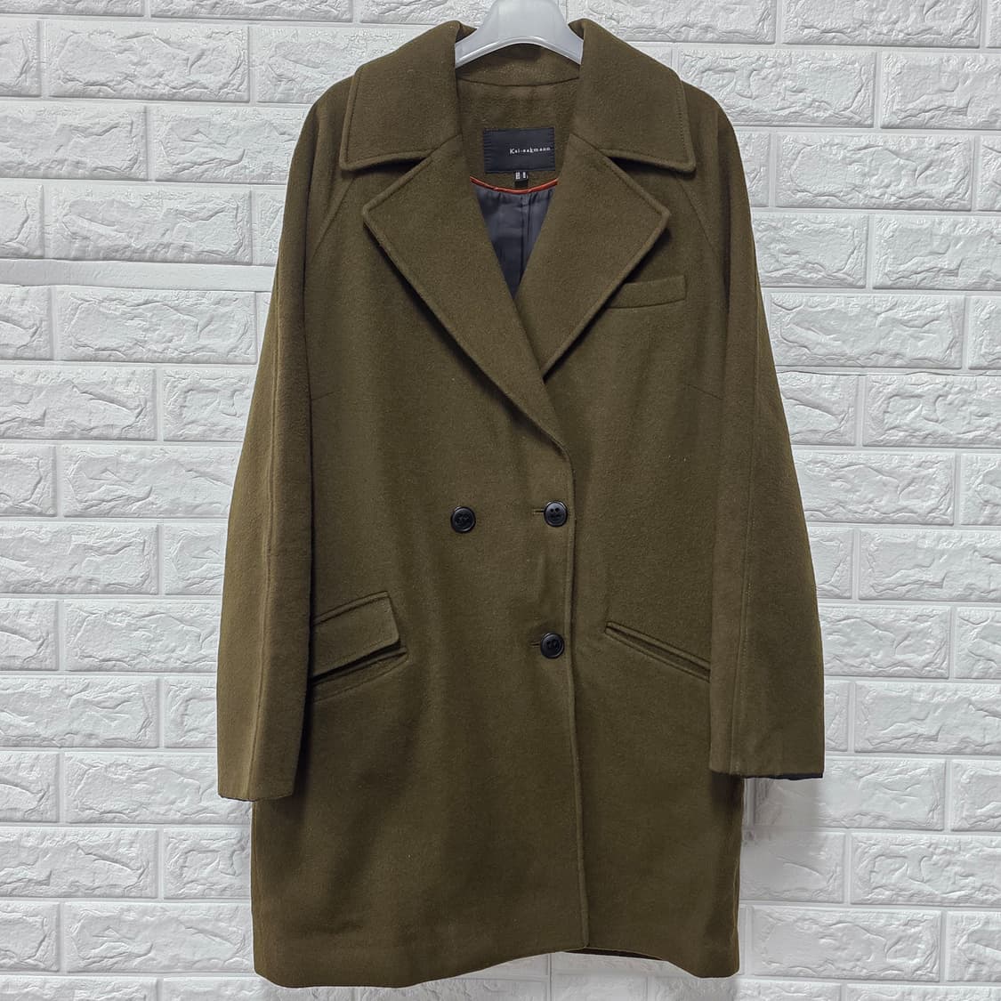 택포) 카이아크만 모혼방 더블 코트 M 상품이미지1