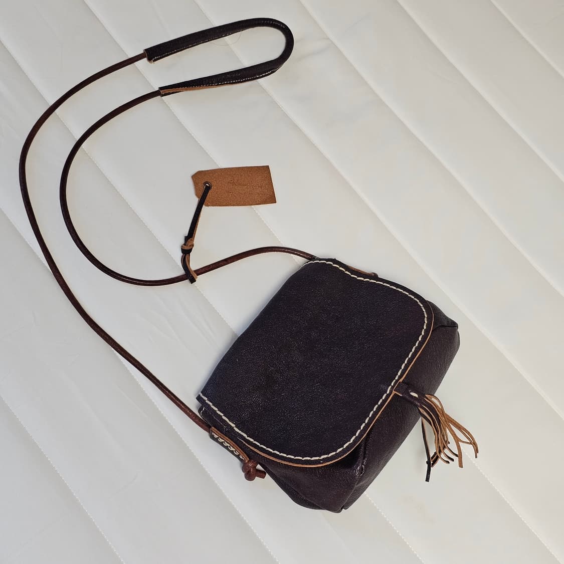 4dea works 포디어웍스 웨스턴 가죽 크로스백 숄더백 가방 모리걸 상품이미지1