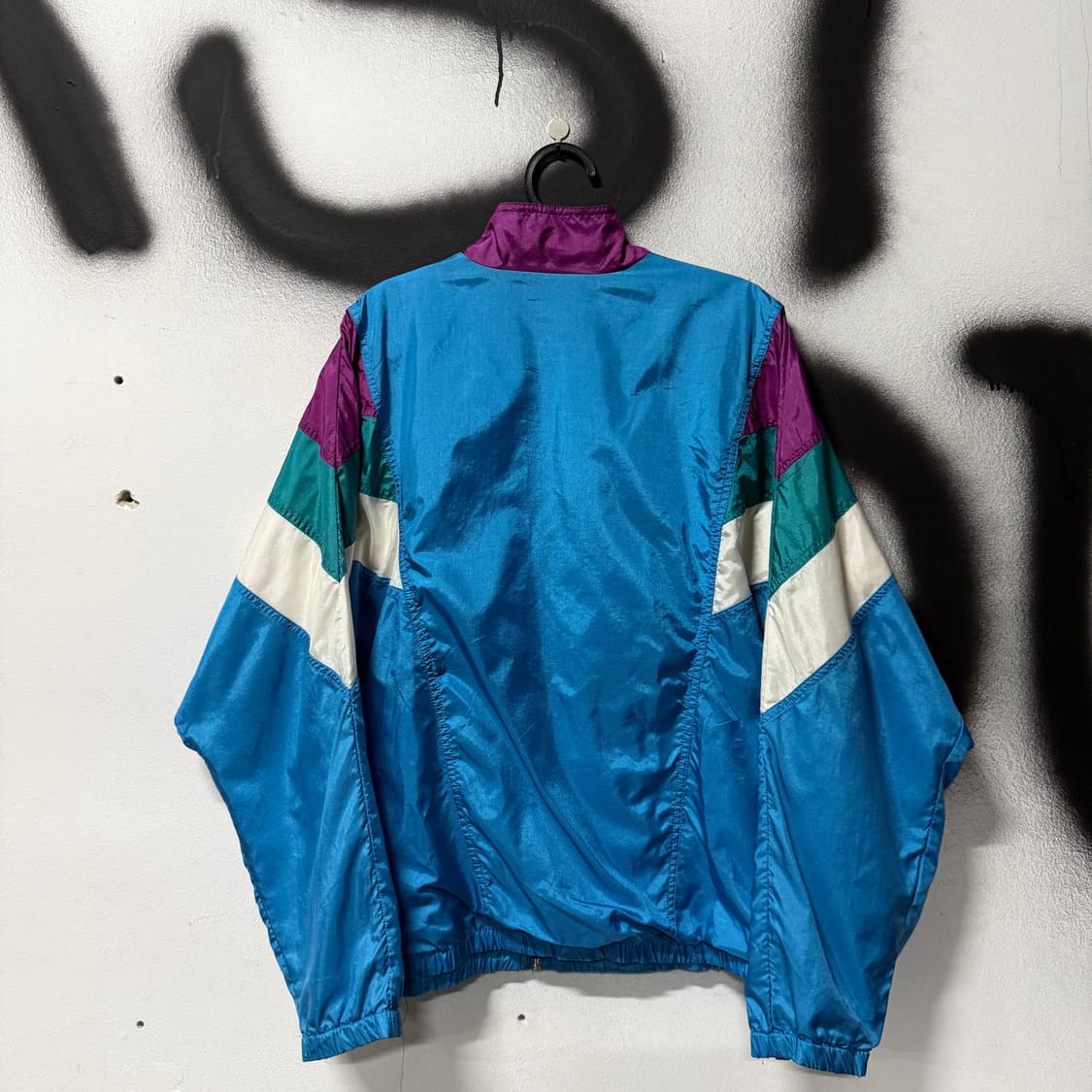 00s 아디다스 파이어버드 올드스쿨 배색 윈드브레이커 자켓 상품이미지2