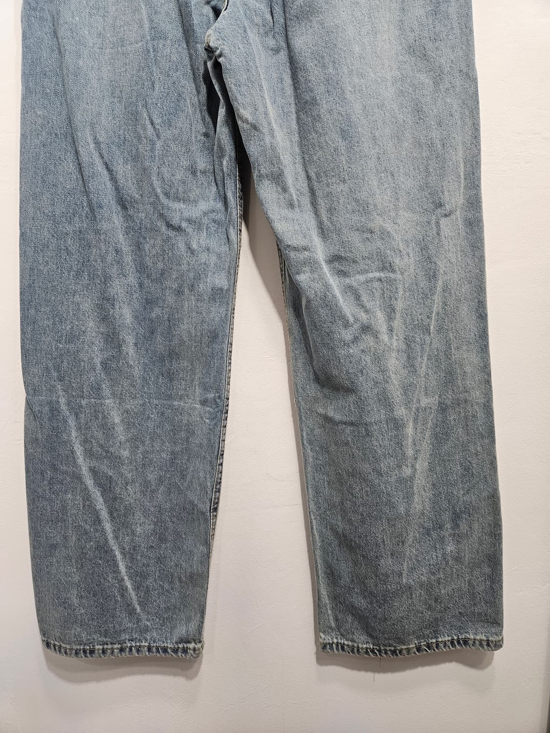 옆줄 데님 와이드 팬츠 2XL  상품이미지7