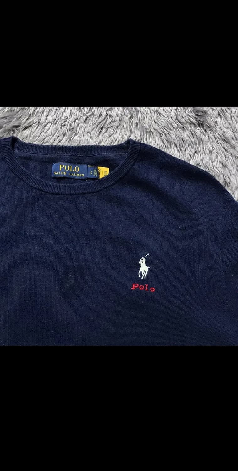 [[S] 폴로(POLO) 랄프 로렌 코튼 크루넥 스웨터/QR정품 상품이미지6