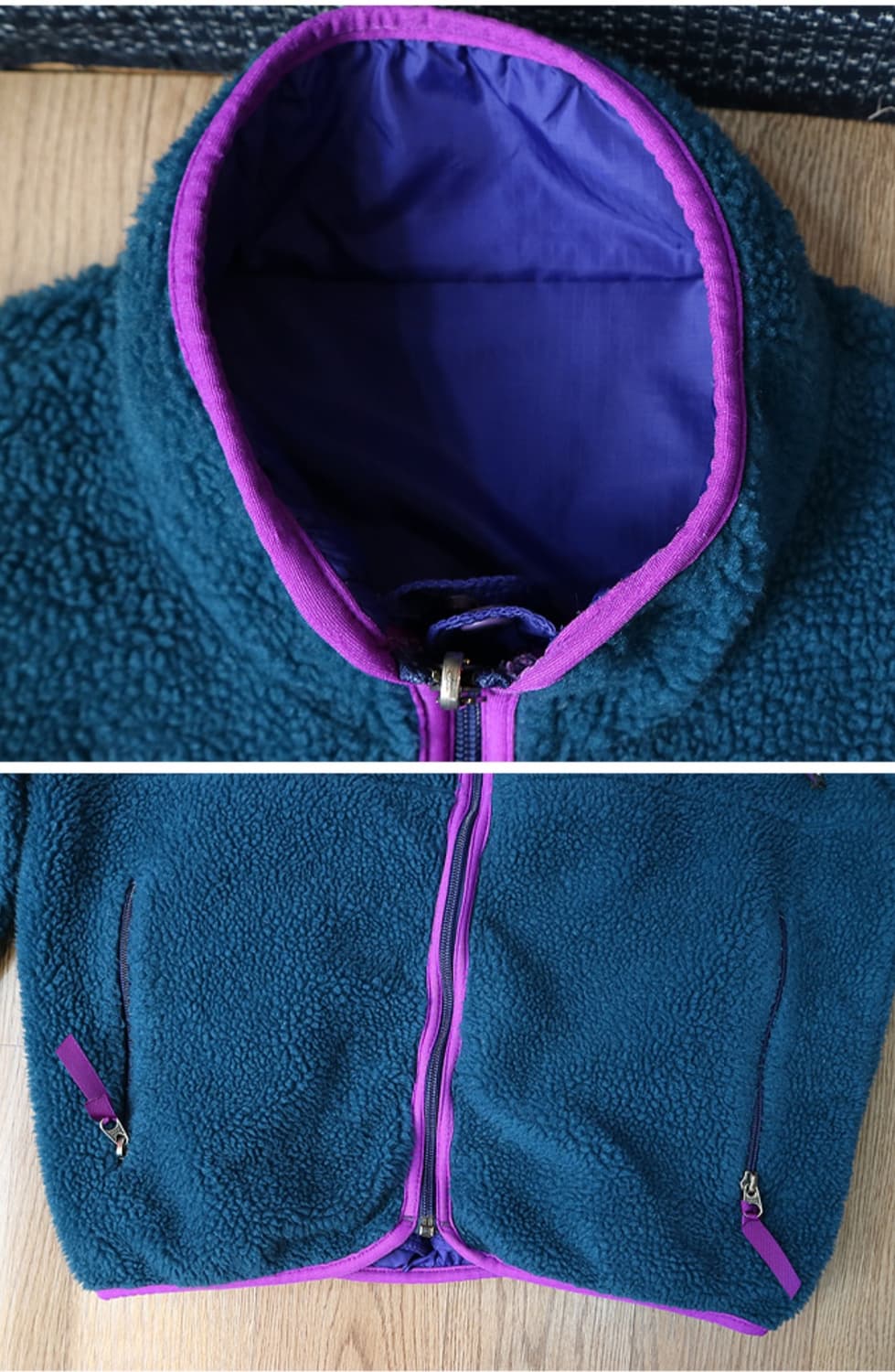 
미국메이드 90S 파타고니아 리버시블  빈티지 후리스 상품이미지2