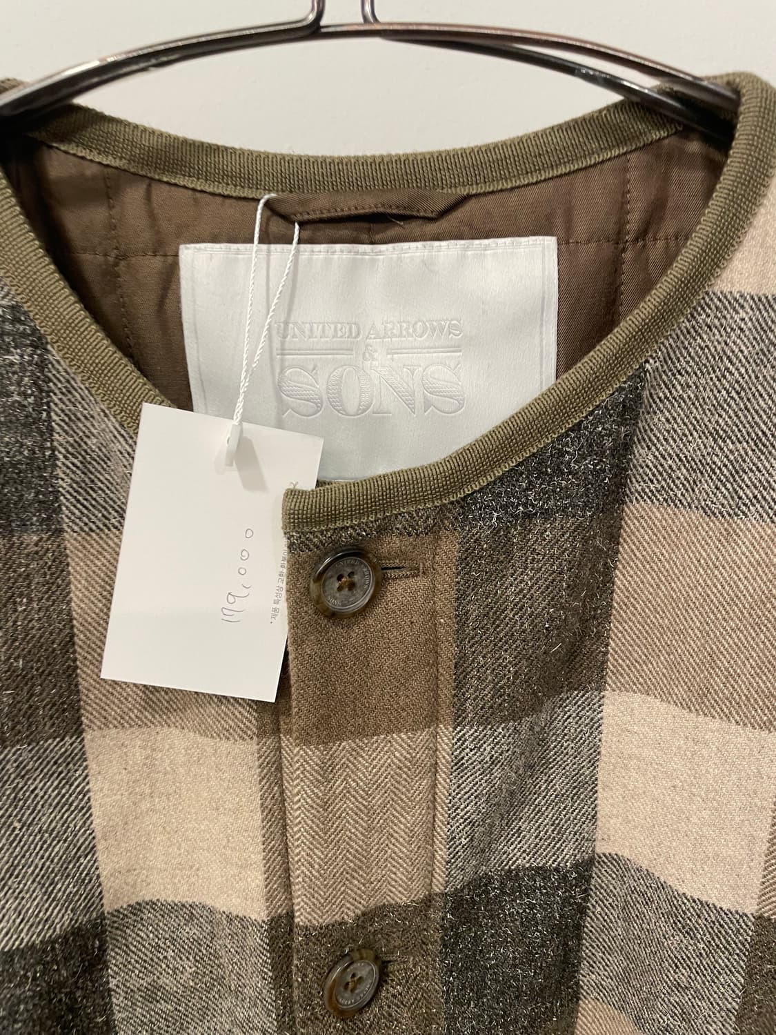 UNITED ARROWS CHECK JACKET 상품이미지2