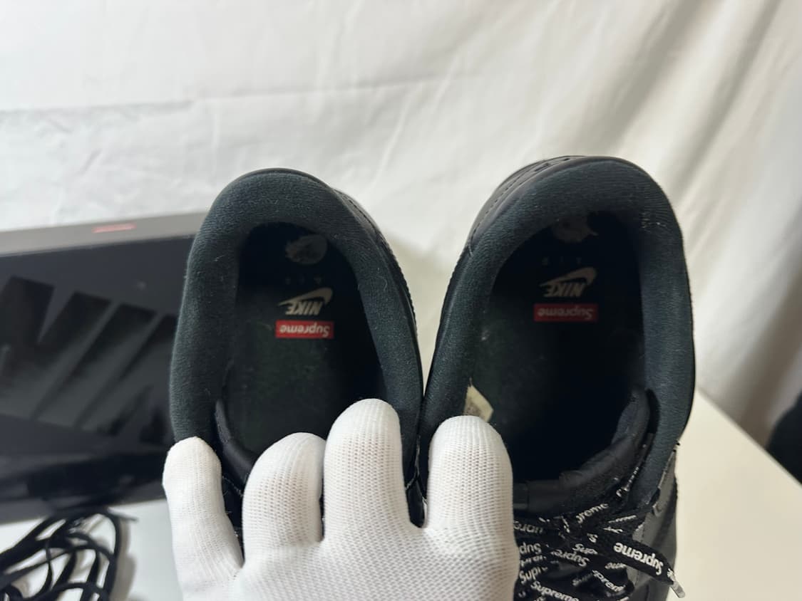 슈프림 나이키 에어포스 블랙 (265) 상품이미지6