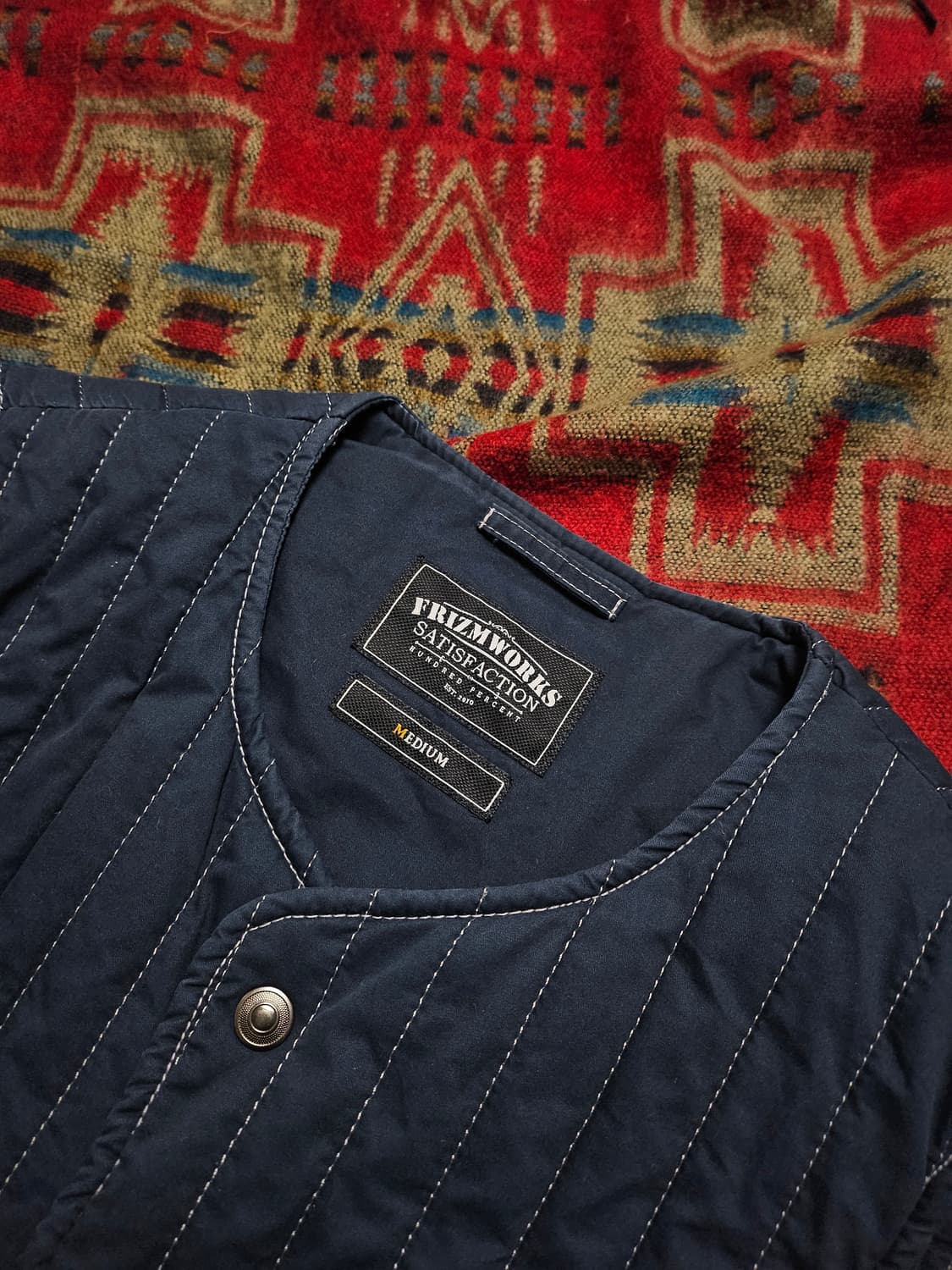 프리즘웍스  누빔 베스트 M 상품이미지3