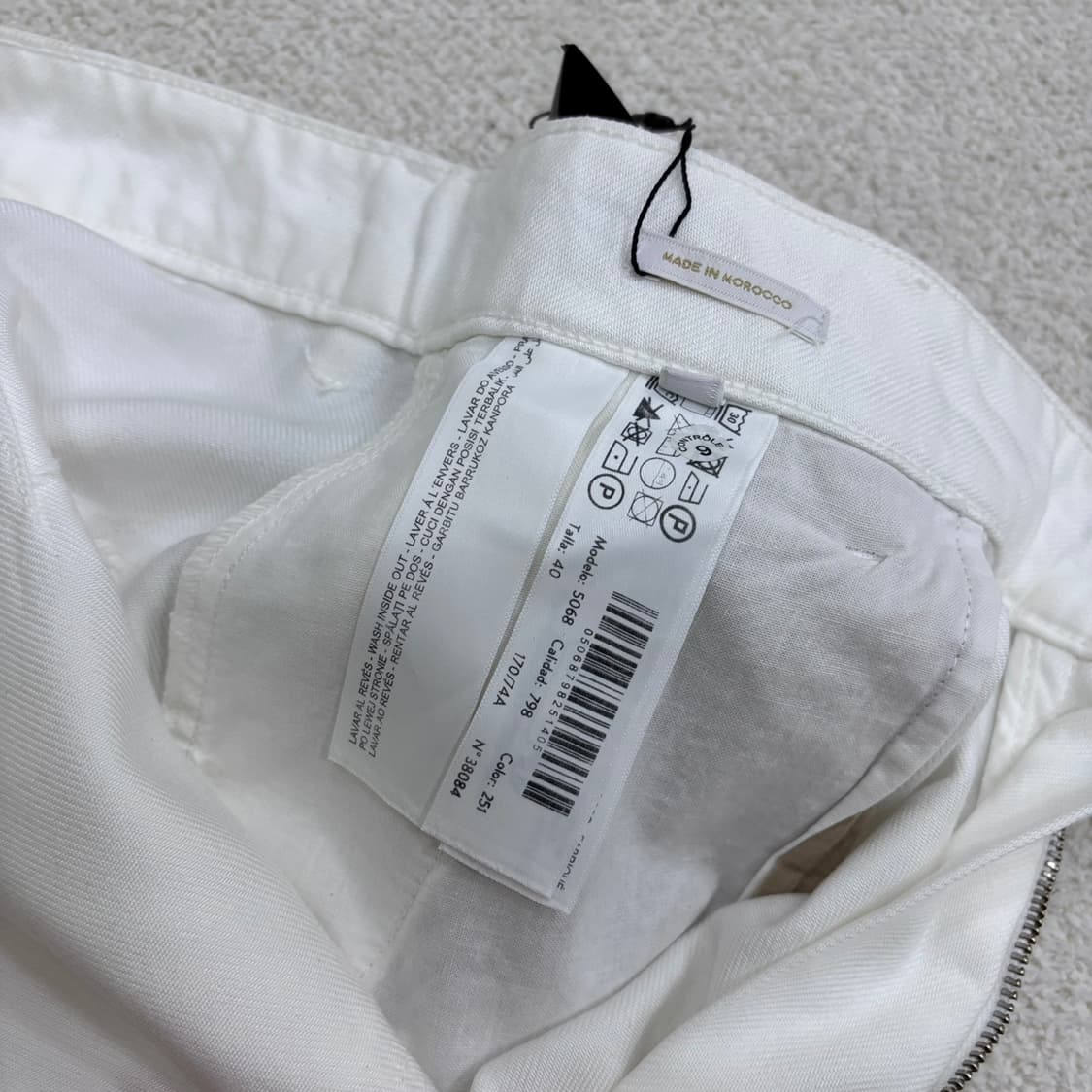 실측확인 새상품 마시모두띠 와이드 팬츠 0327E 상품이미지3