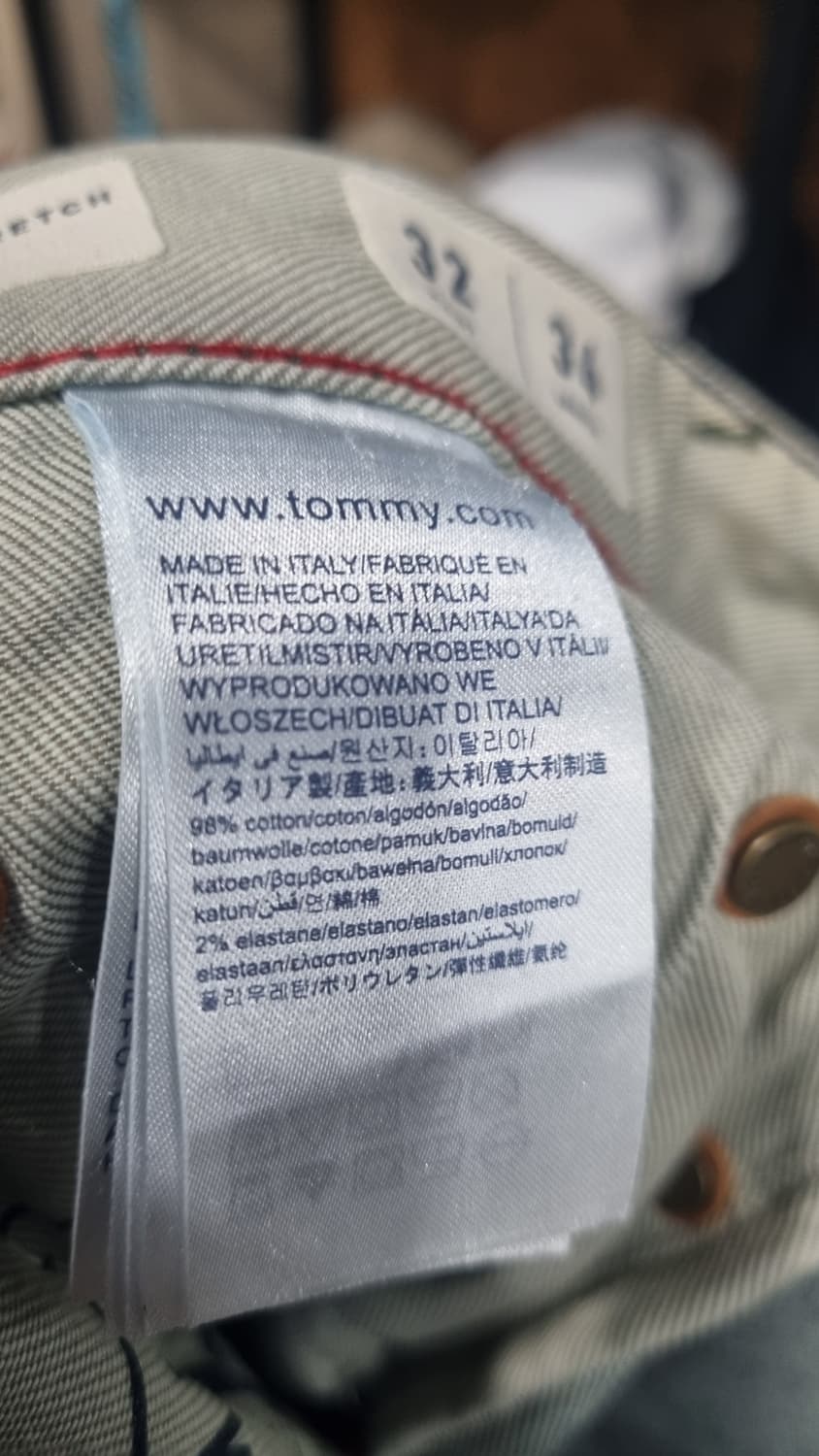 tommy Hilfiger 이태리산 리미티드 청바지 허리32~33 상품이미지6