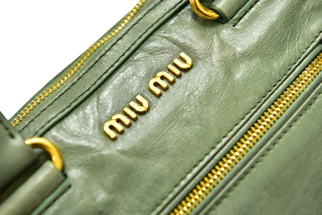 미우미우 비텔로 샤인 미니 투웨이백 (정품) 상품이미지6