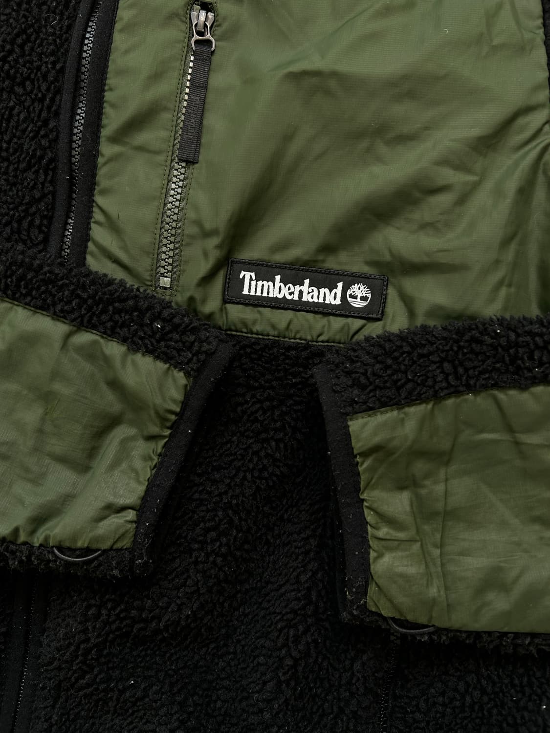 팀버랜드 셰르파 카키 플리스 자켓 L 상품이미지7