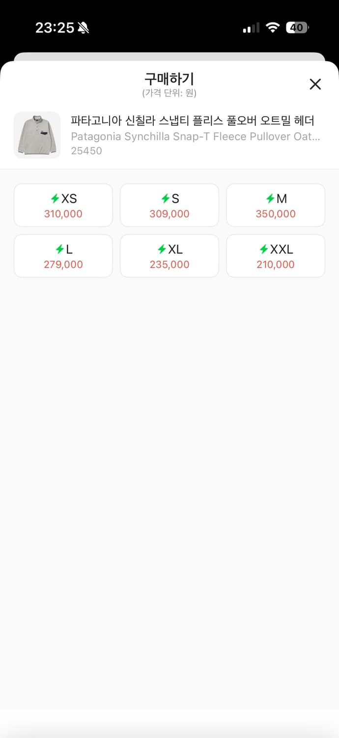 파타고니아 신칠라 L(라지) 상품이미지2