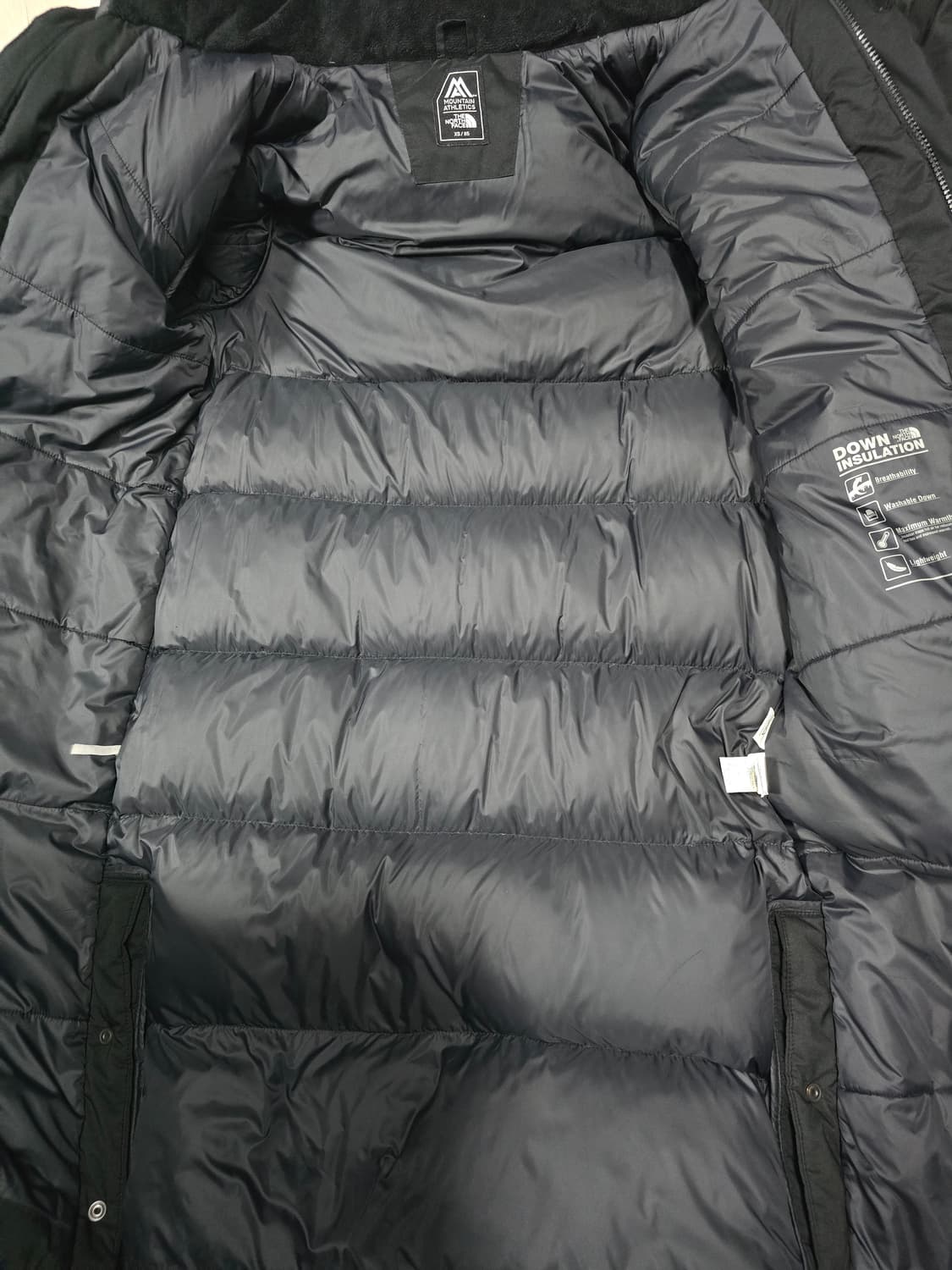 노스페이스 여자 구스다운 롱패딩.
싸이즈 85 상품이미지8