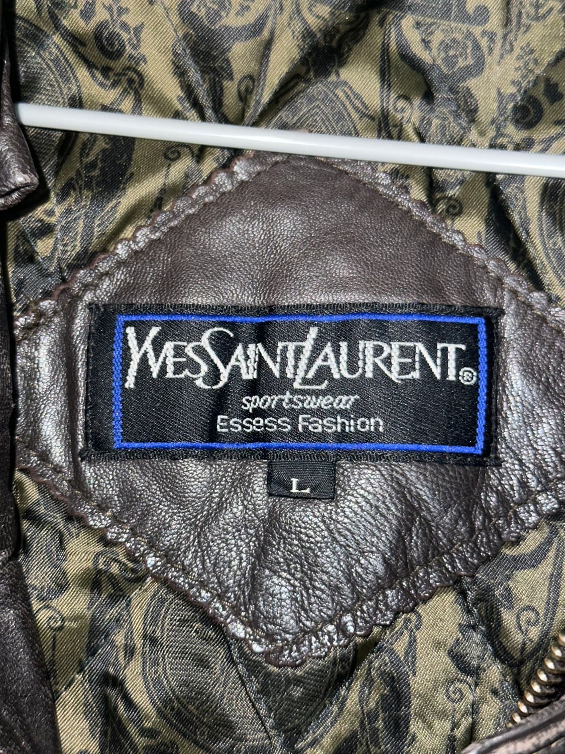 생로랑(Saint Laurent)  빈티지 레더 자켓 leather 상품이미지4