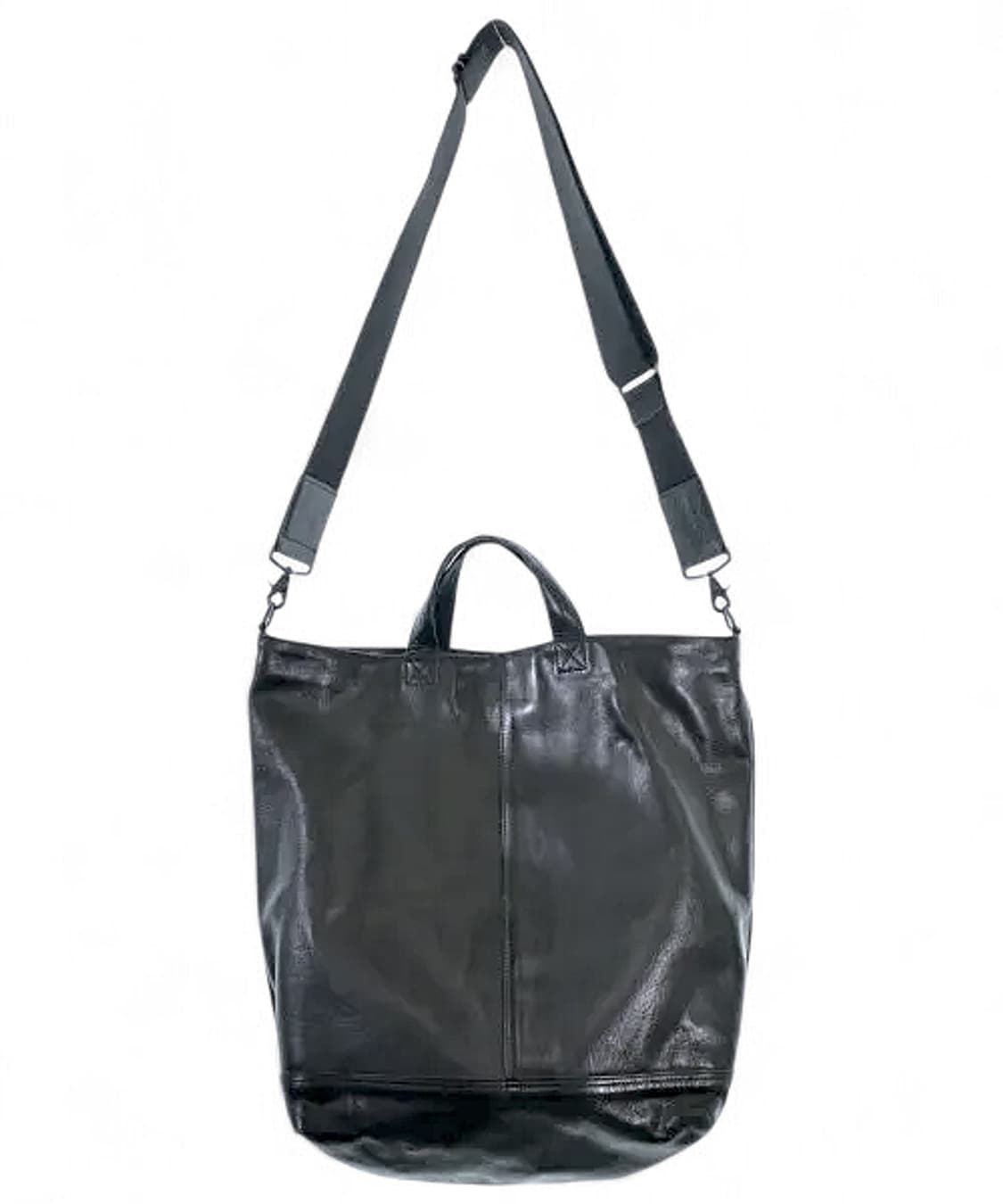 마가렛 호웰 카프스킨 토트백 블랙 상품이미지3