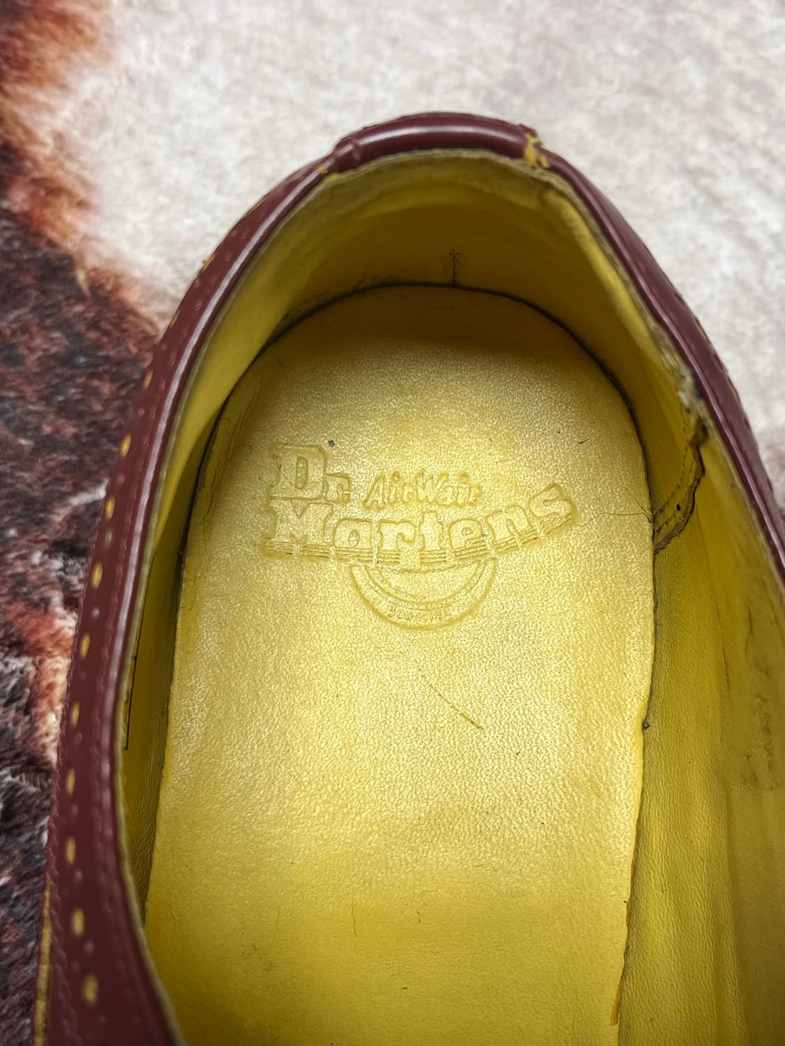 [42] 닥터마틴 버건디 윙팁 브로그 13619 상품이미지6