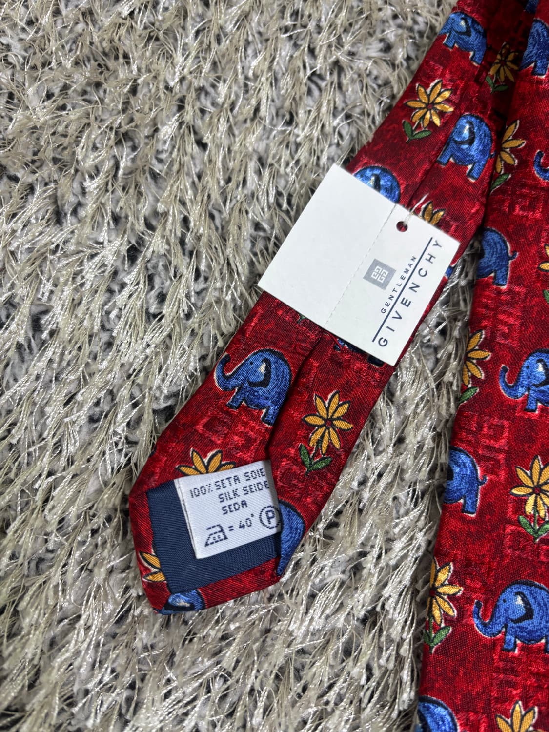 이태리제 지방시 실크 넥타이 상품이미지3