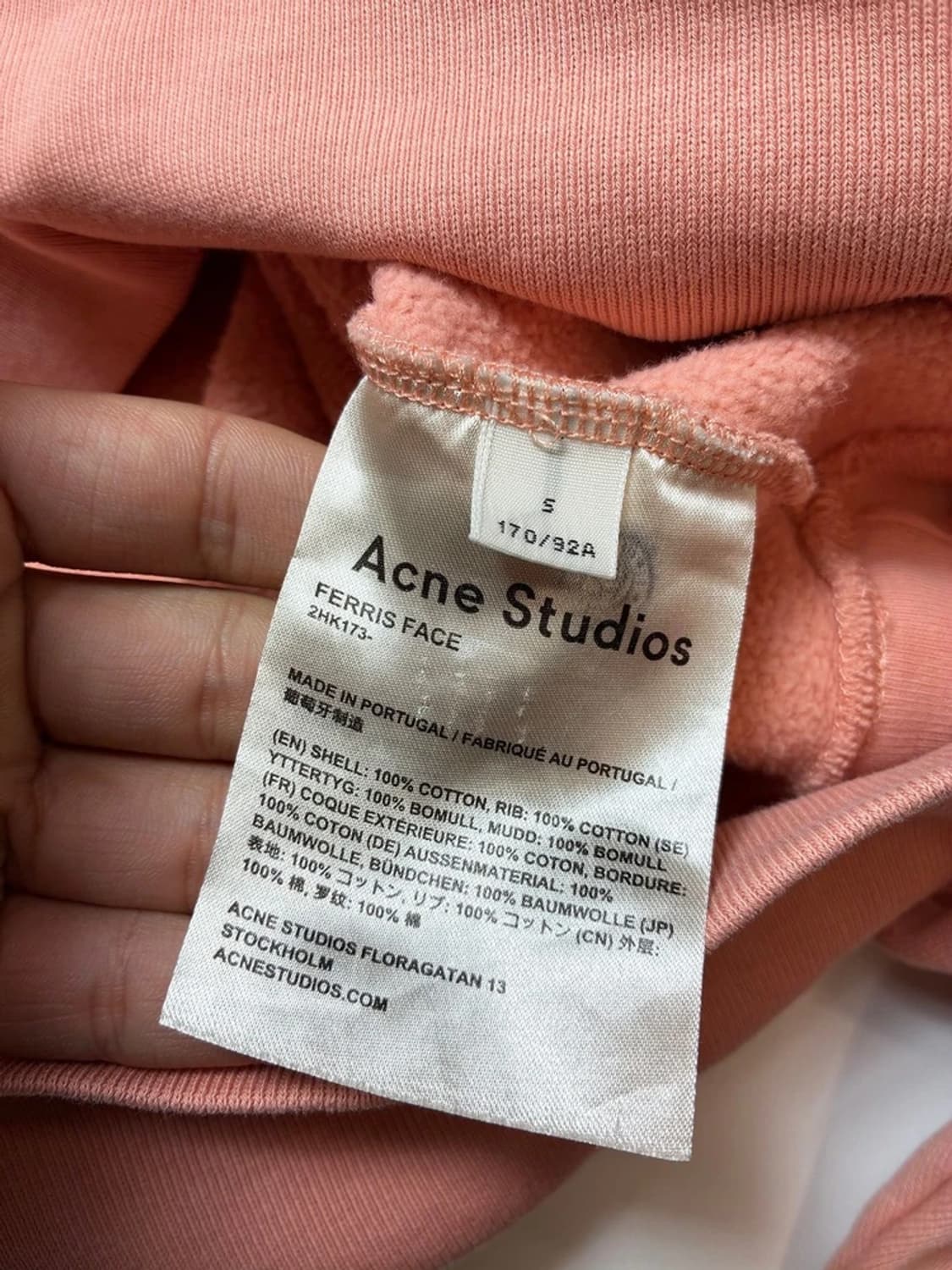 아크네스튜디오 페리스 페이스 후드티 PN9357 상품이미지7