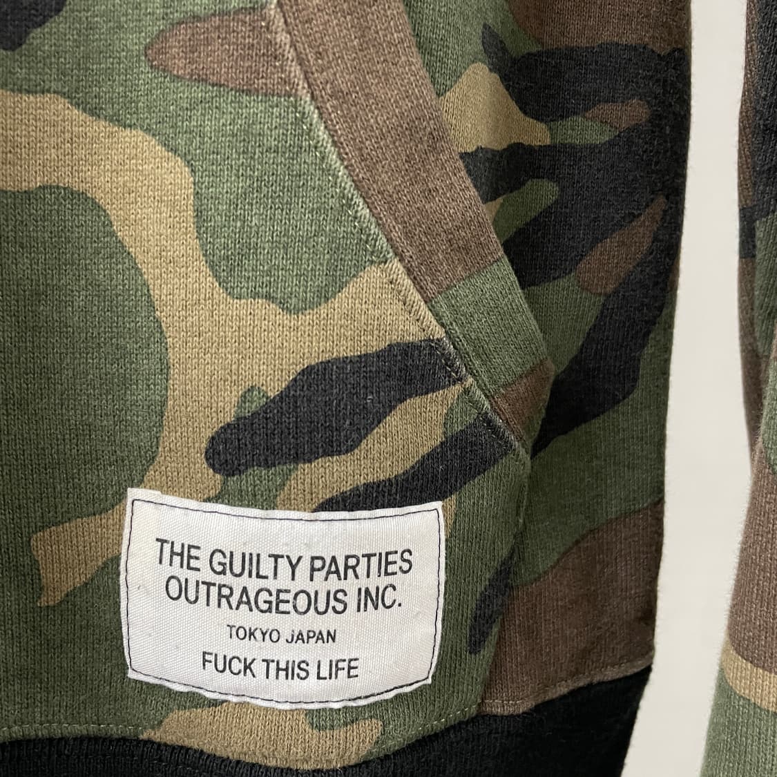 와코마리아 밀리터리 후드 집업 S 상품이미지8