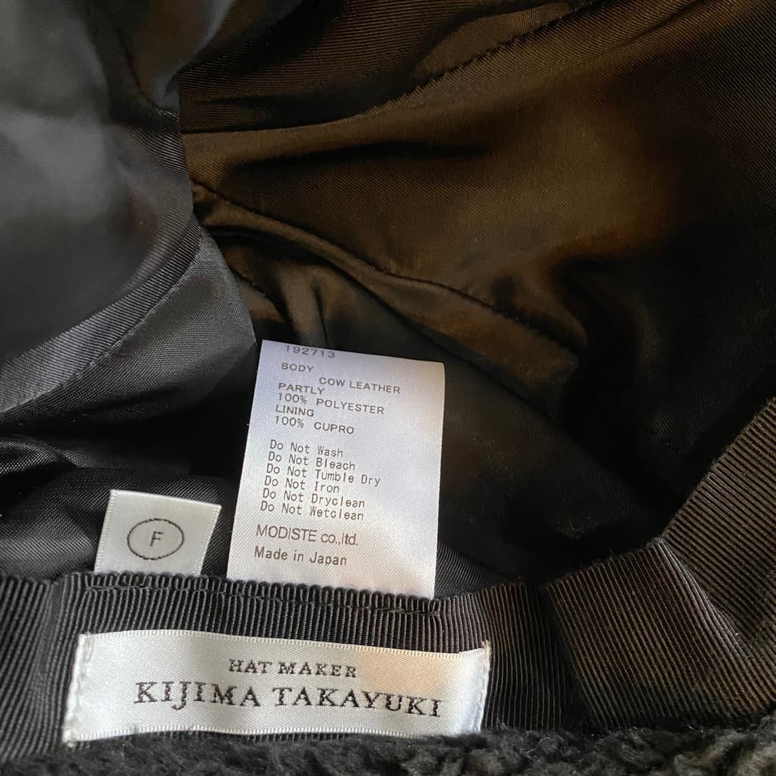 키지마타카유키 소가죽 캡 상품이미지10