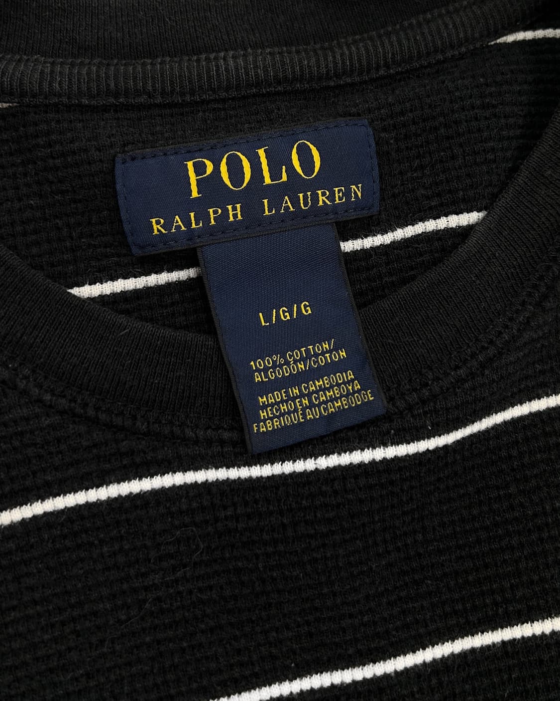 신형 폴로랄프로렌 화이트 포니로고 와플니트  상품이미지3