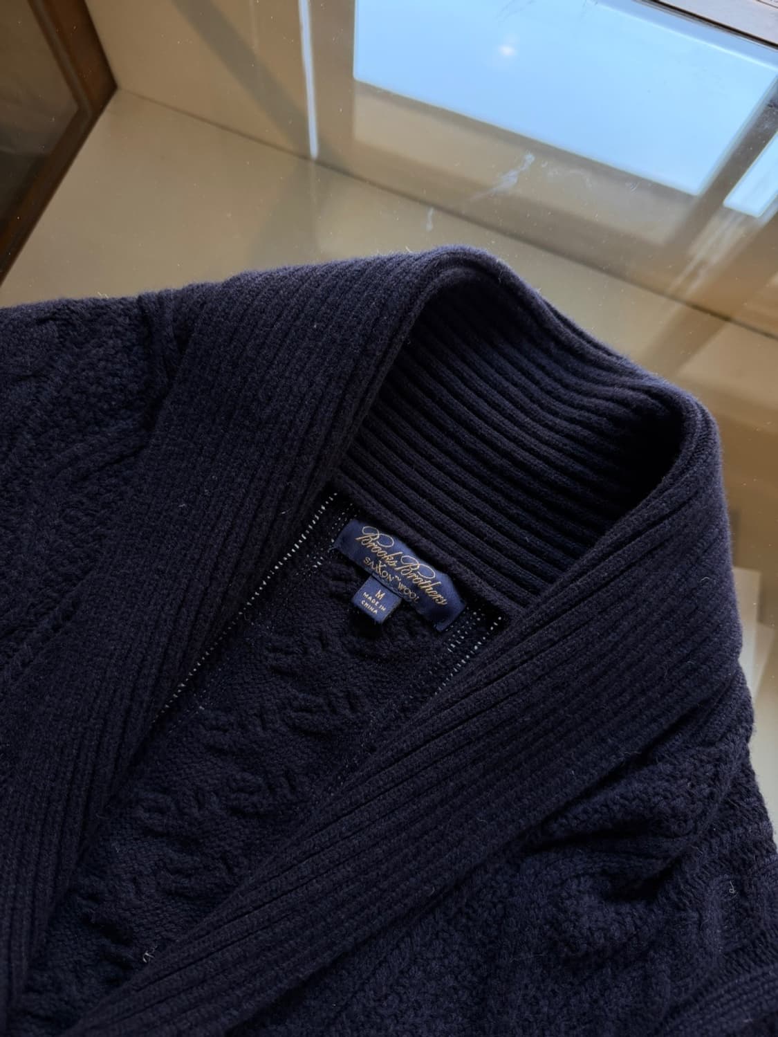 브룩스 브라더스 숄칼라 가디건 100 상품이미지7