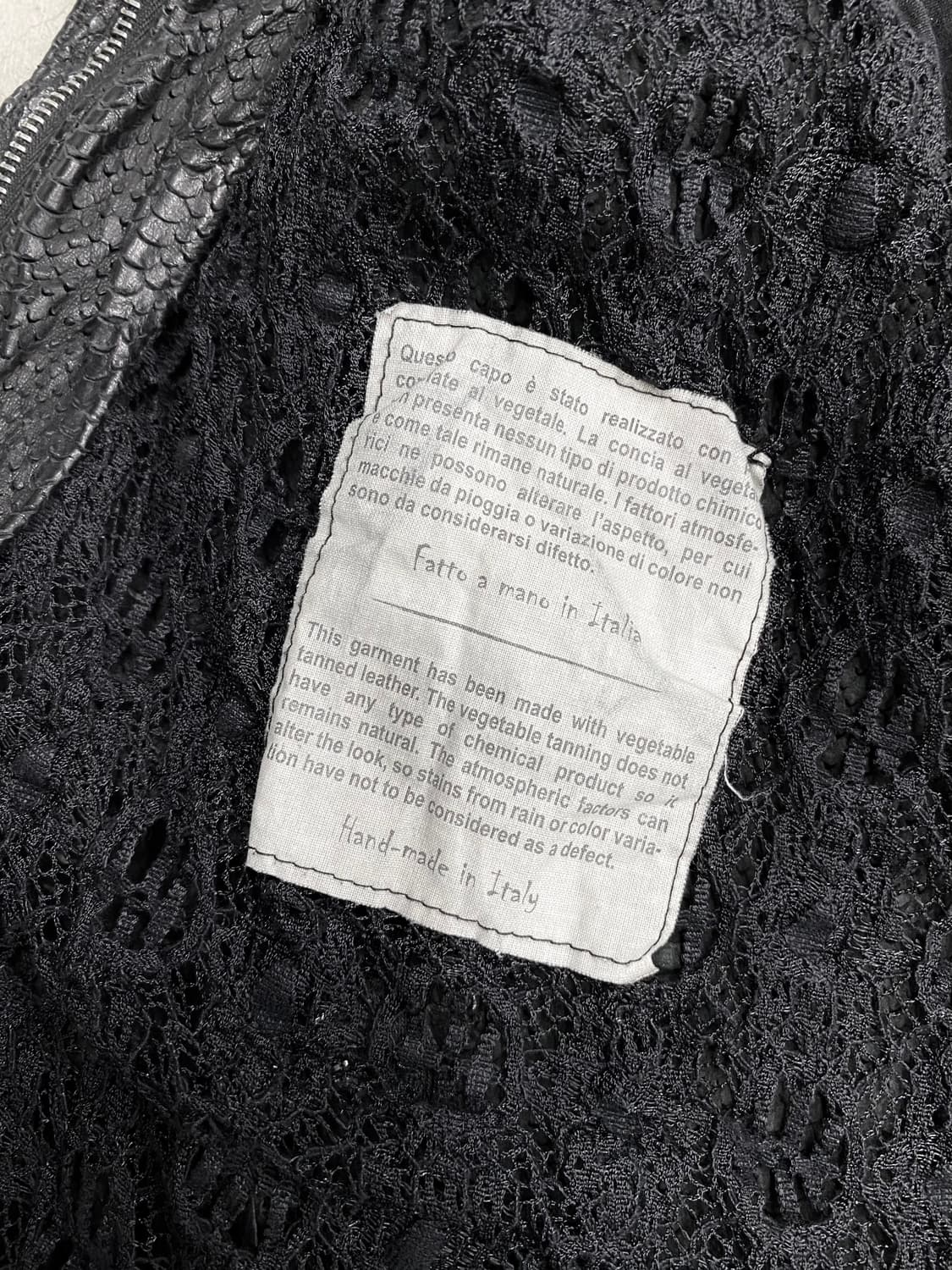 조르지오 브라토 십스킨 핸드메이드 레더 자켓 상품이미지7