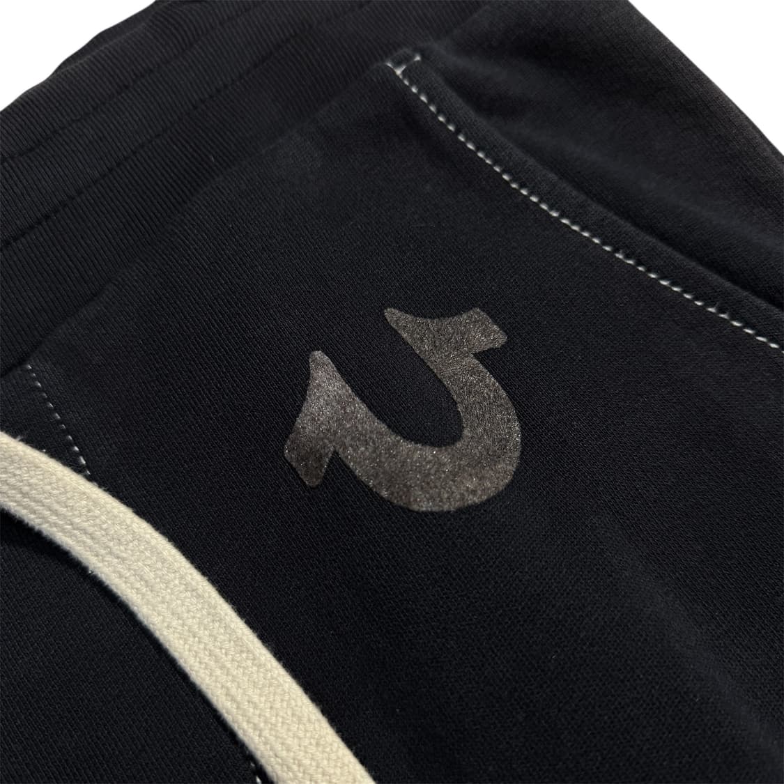 트루릴리전 클래식 로고 스웻팬츠 블랙 상품이미지4