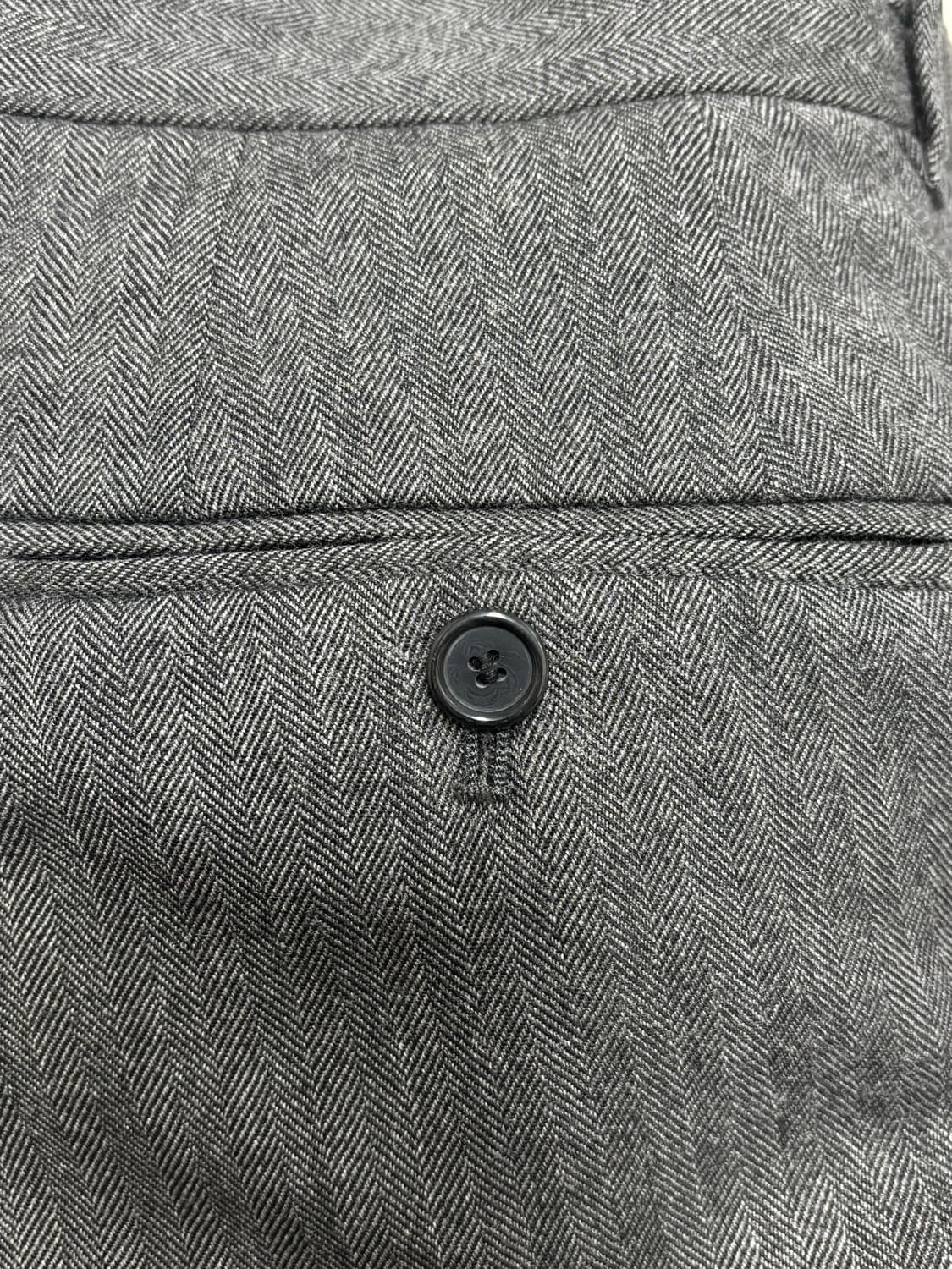 맨온더분 원턱 추동 울 슬랙스48/32"/그레이 상품이미지7