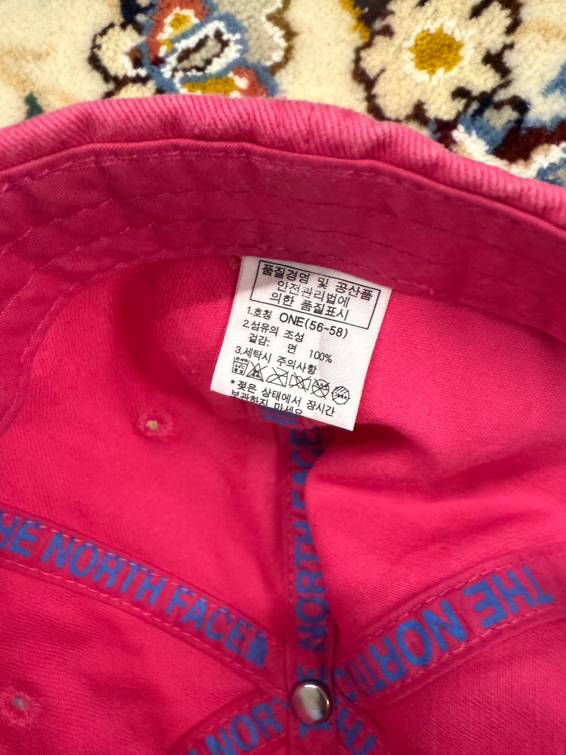 노스페이스 로고 코튼캡 상품이미지7