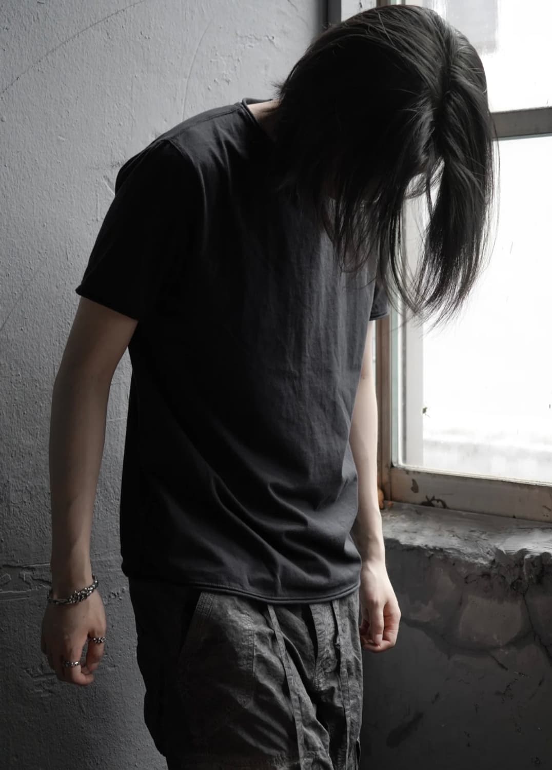 블랙멀 베이스 티셔츠 블랙 L 상품이미지3