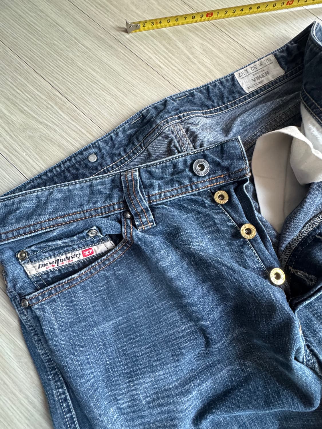 디젤 w32 L32 세미와이드 청팬츠 판매  상품이미지4
