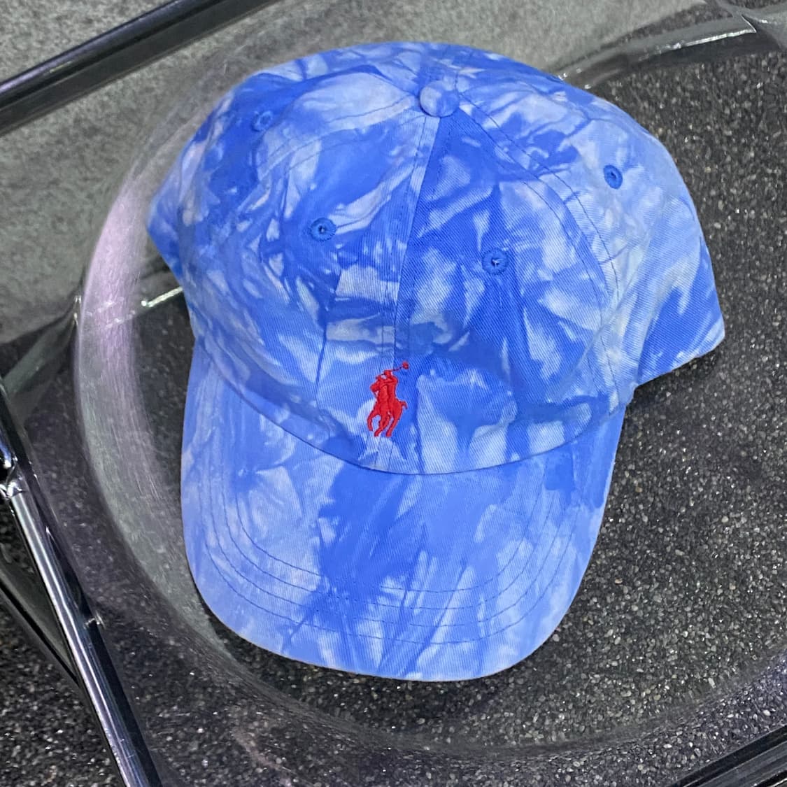 폴로 랄프로렌의 블루 타이 다이 코튼 볼캡 B3811 상품이미지2