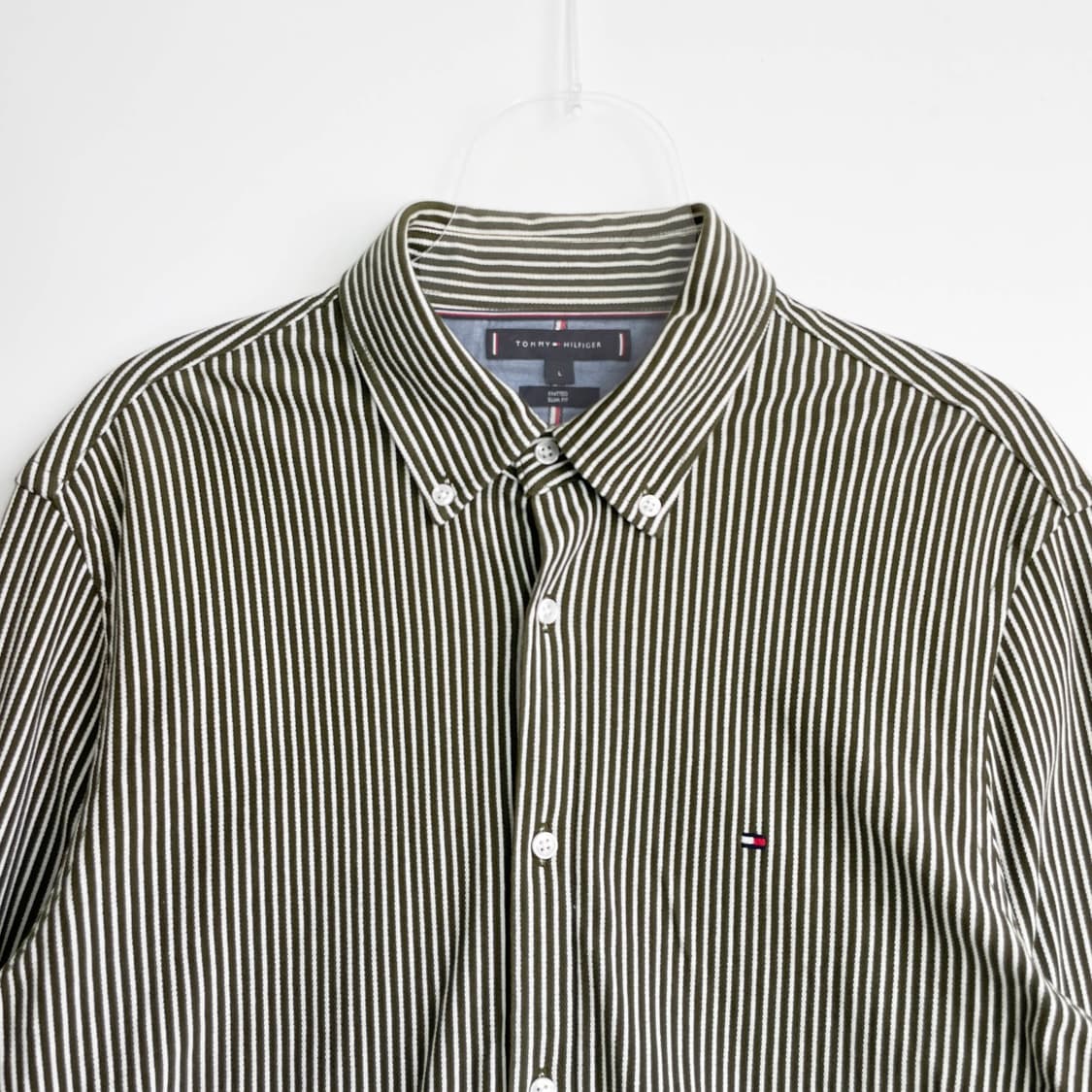 C2 타미힐피거 스트라이프 셔츠 L사이즈 상품이미지2