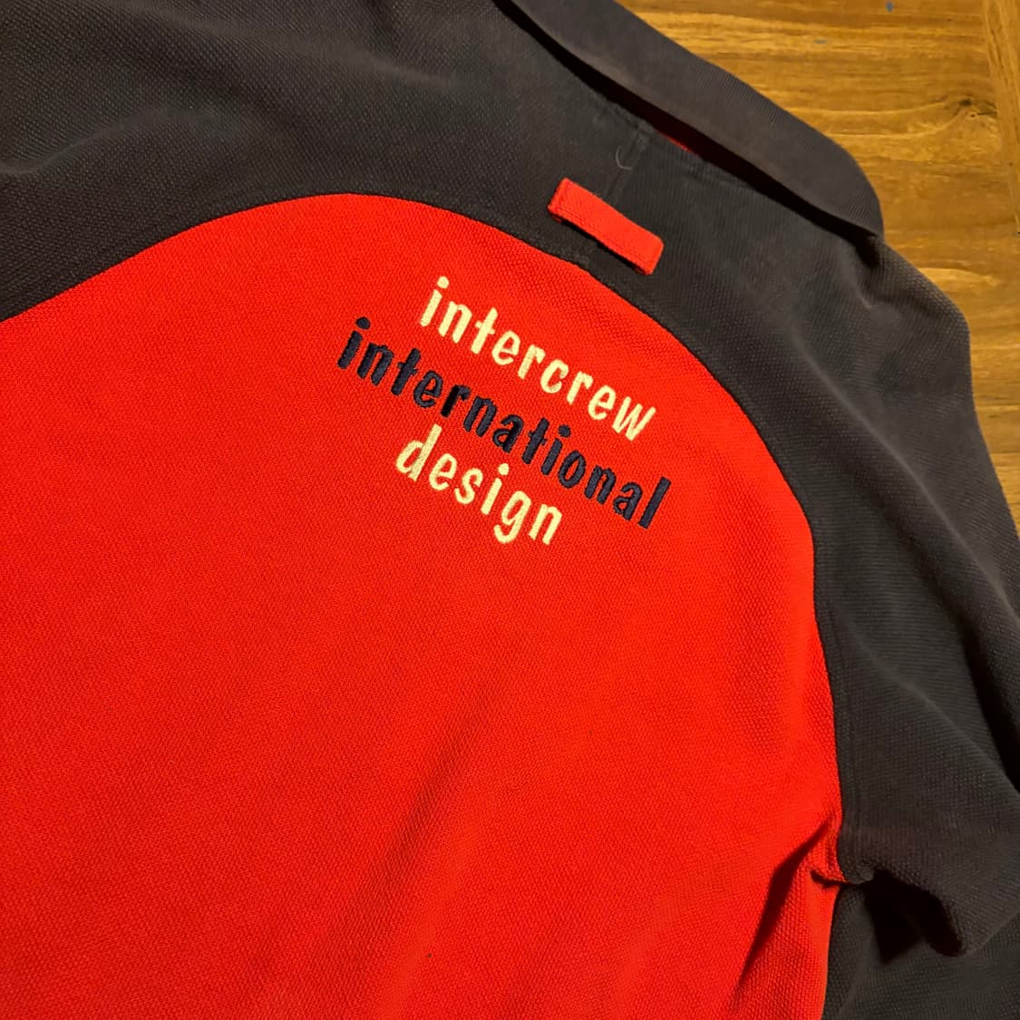 90s intercrew logo block color sweat 상품이미지8