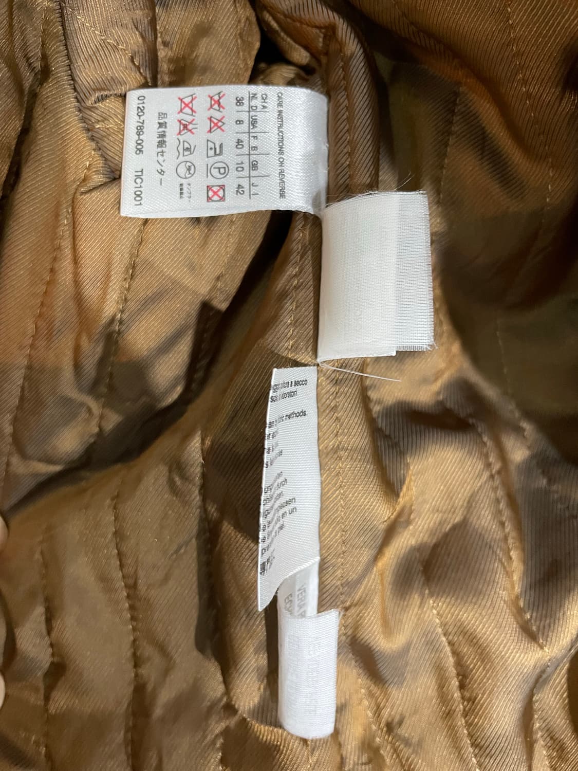 막스마라 롱 코트 브라운 42 사이즈 정품 상품이미지5