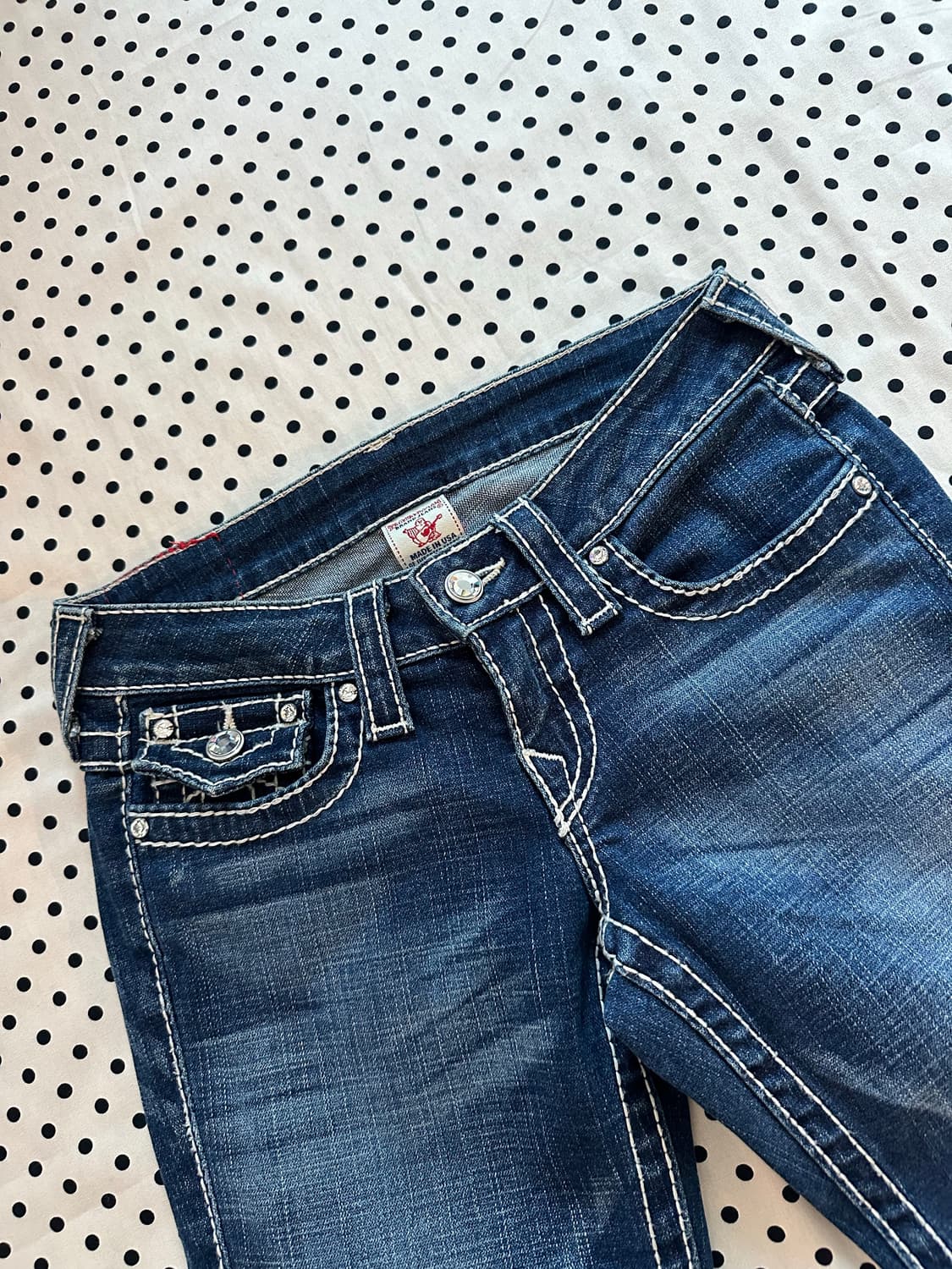 트루릴리전 DISCO BILLY BIG T 로우라이즈 데님팬츠 상품이미지3