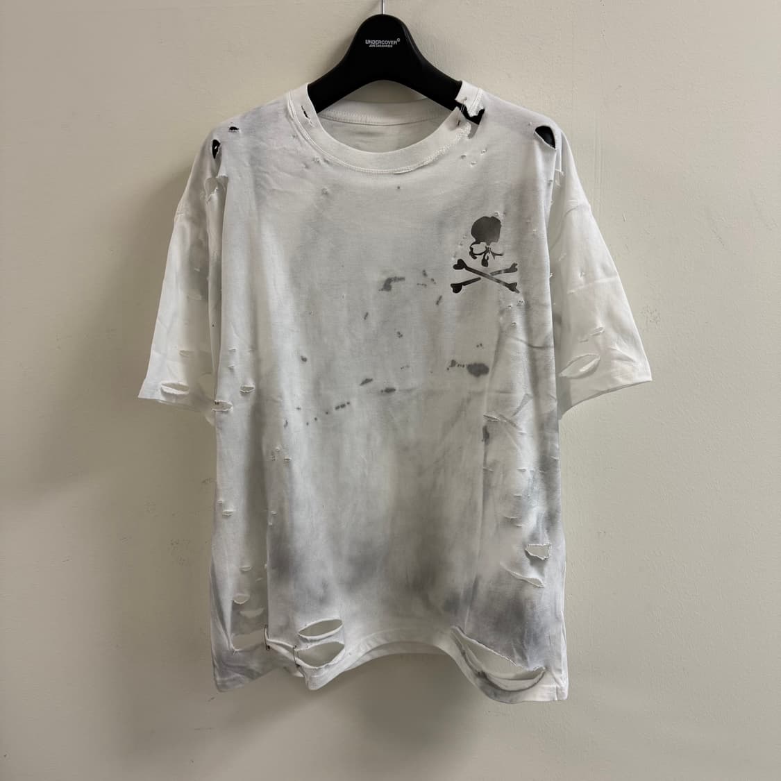 빈티지 디스트로이드 스켈레톤 반팔티  상품이미지1