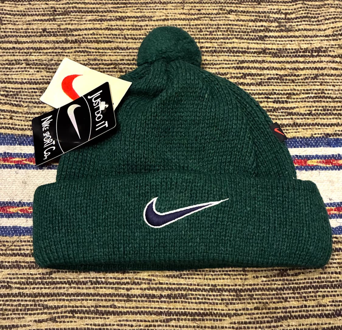 (F)90s Nike 나이키 스우시 빈티지 방울비니 나이키비니 상품이미지1