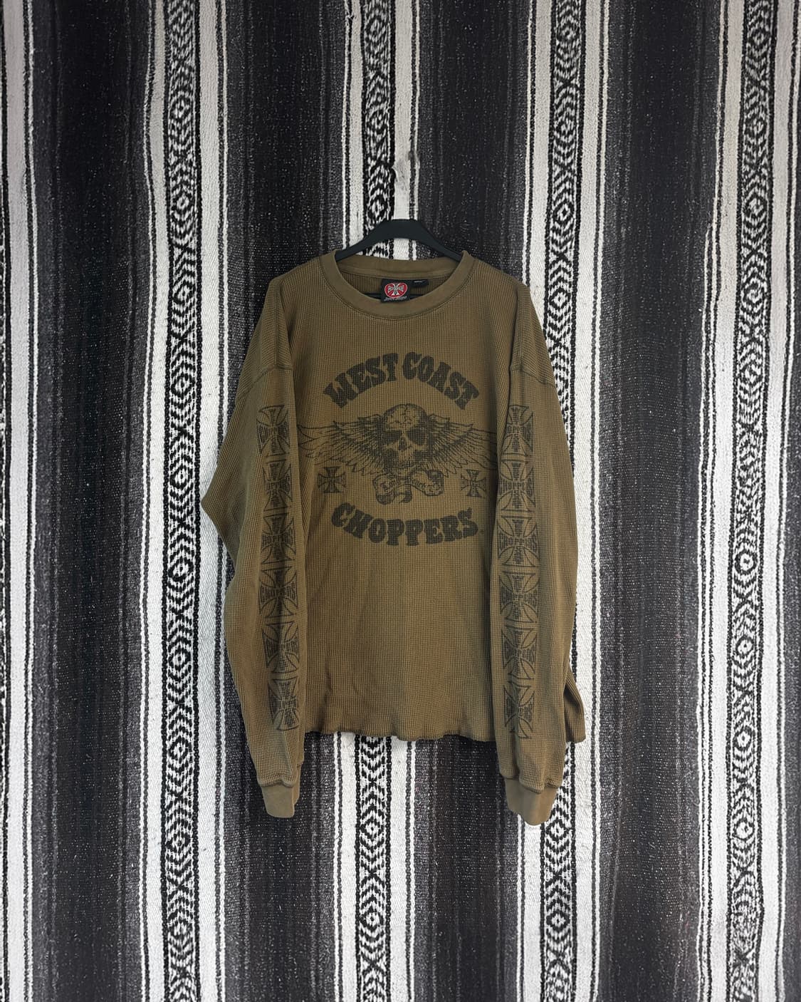 00s west coast choppers 스컬 써멀 니트 상품이미지1