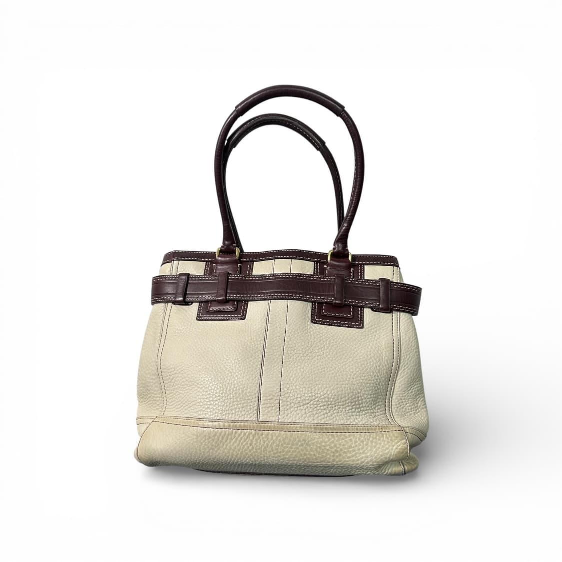 코치 가방 아이보리 빈티지 햄튼 숄더백 토트백 상품이미지2