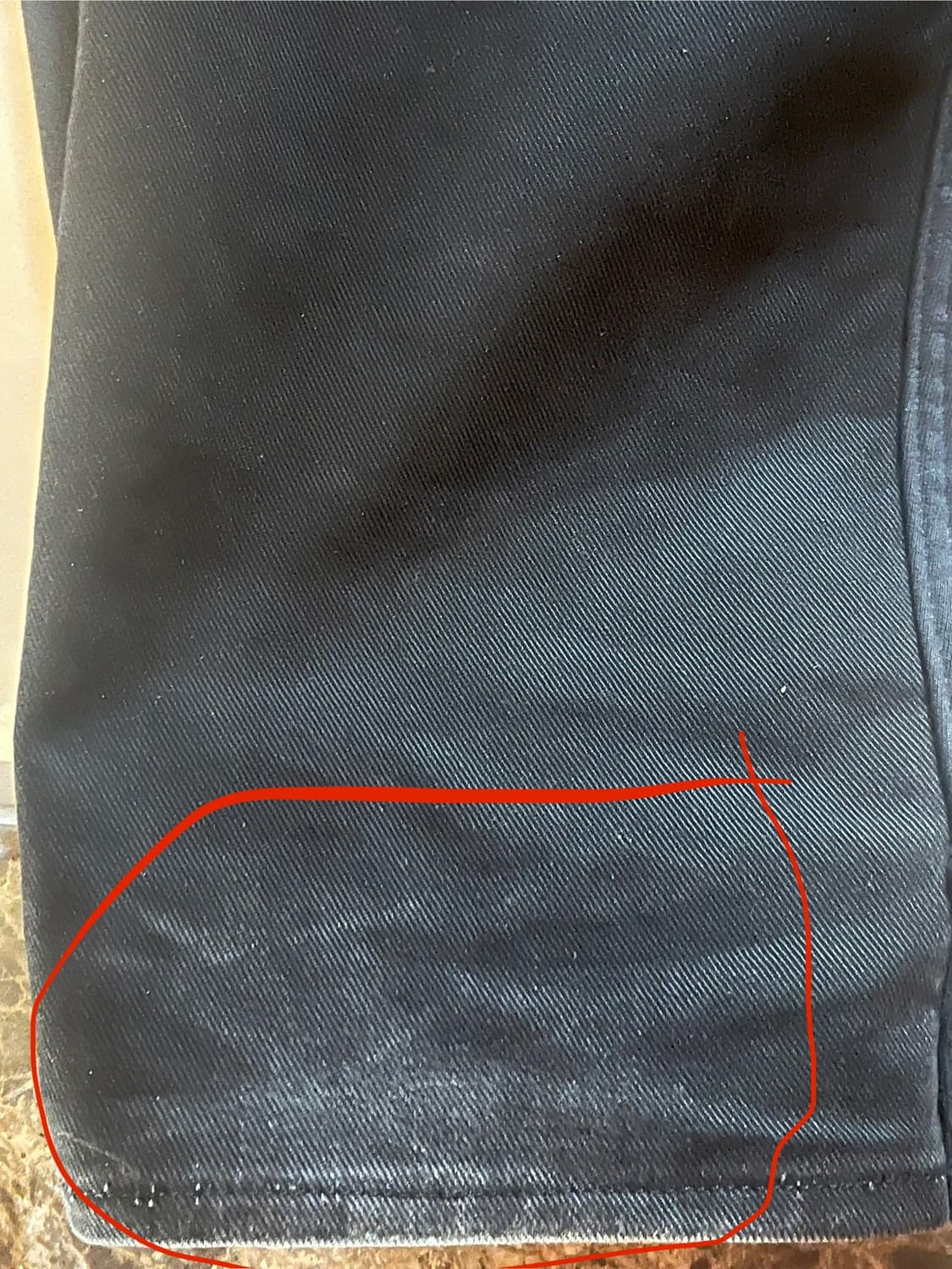 블레스 나이키 오버조깅 진 블랙 (S) 상품이미지5