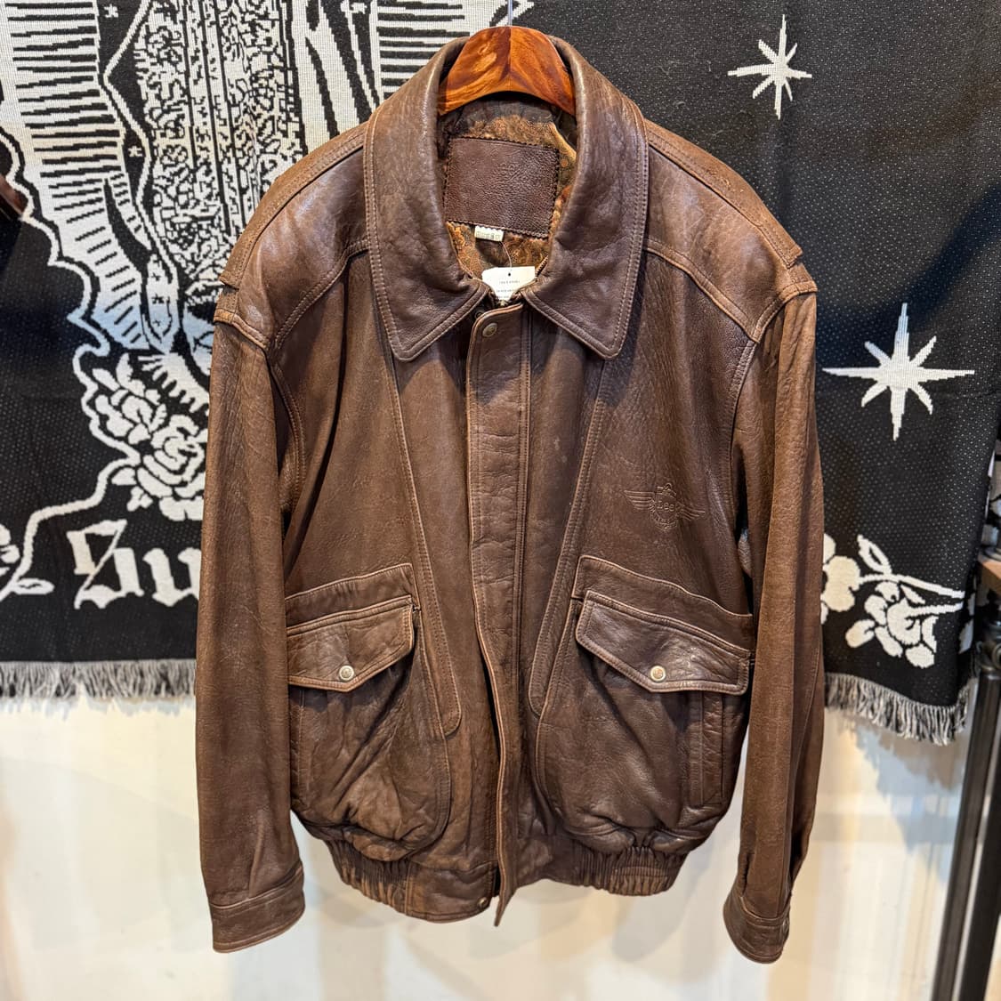 [NO.9] LEE 리 A-2 레더 자켓  상품이미지4