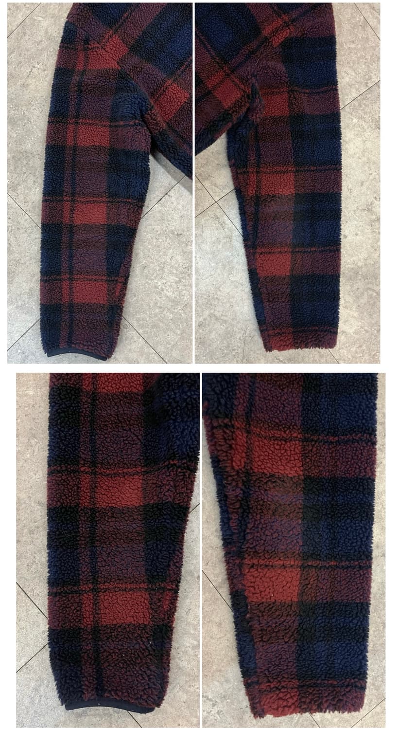 에디바우어 체크 플리스 자켓 레드 L #csz3571 상품이미지10