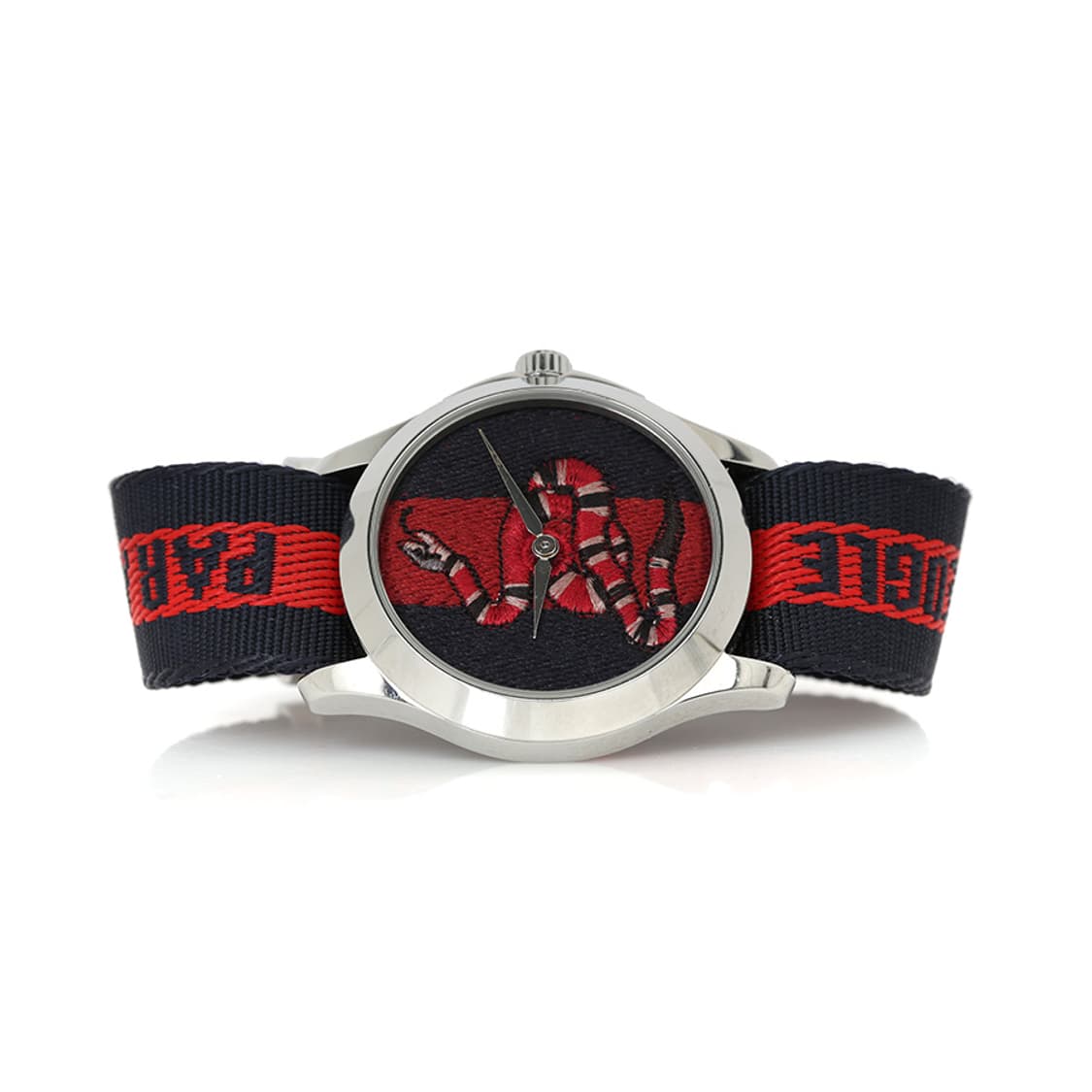 구찌 르마르쉐 스네이크 시계 삼선밴드 워치 YA126493 상품이미지2