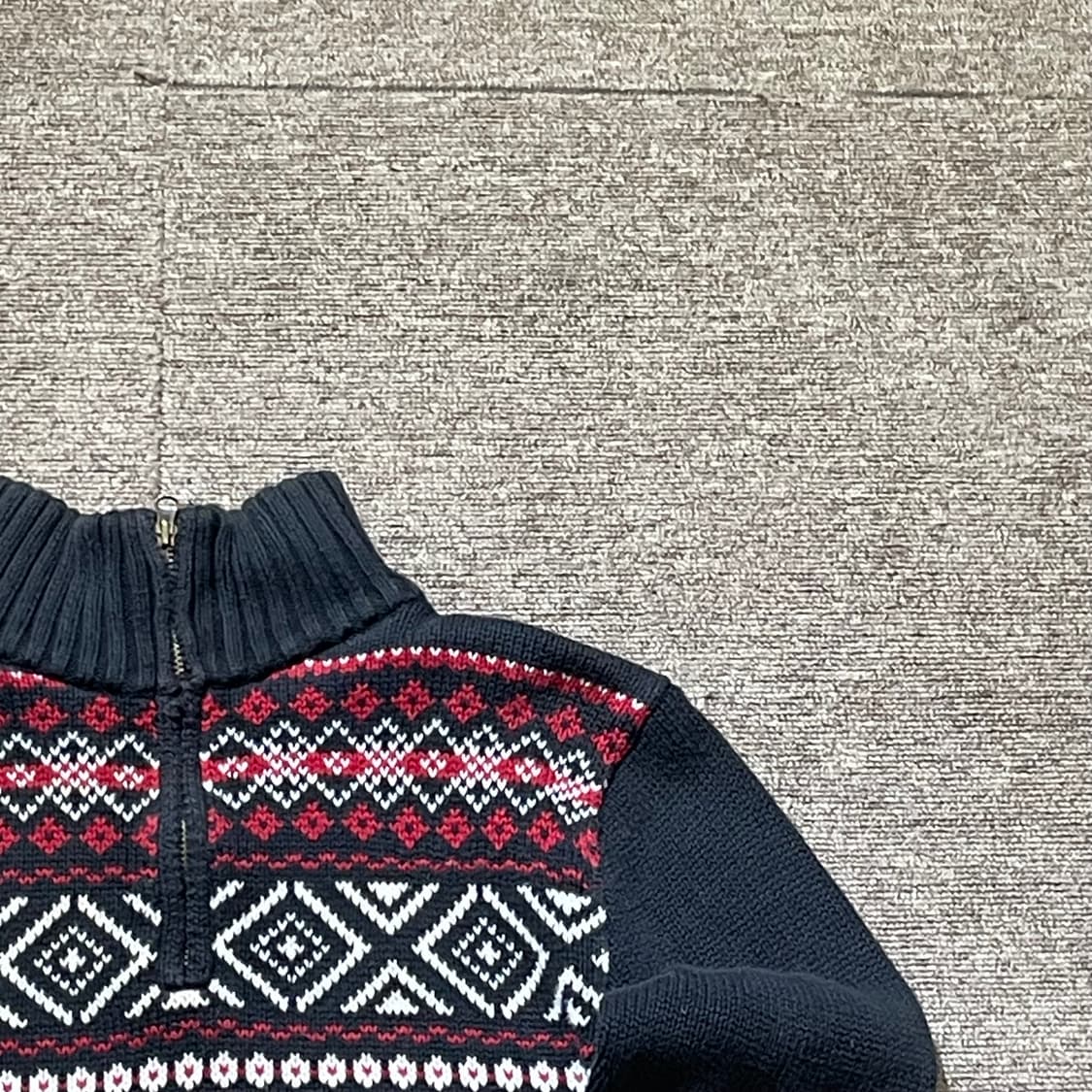 (M) CHAPS 챕스 반집업 니트 상품이미지4