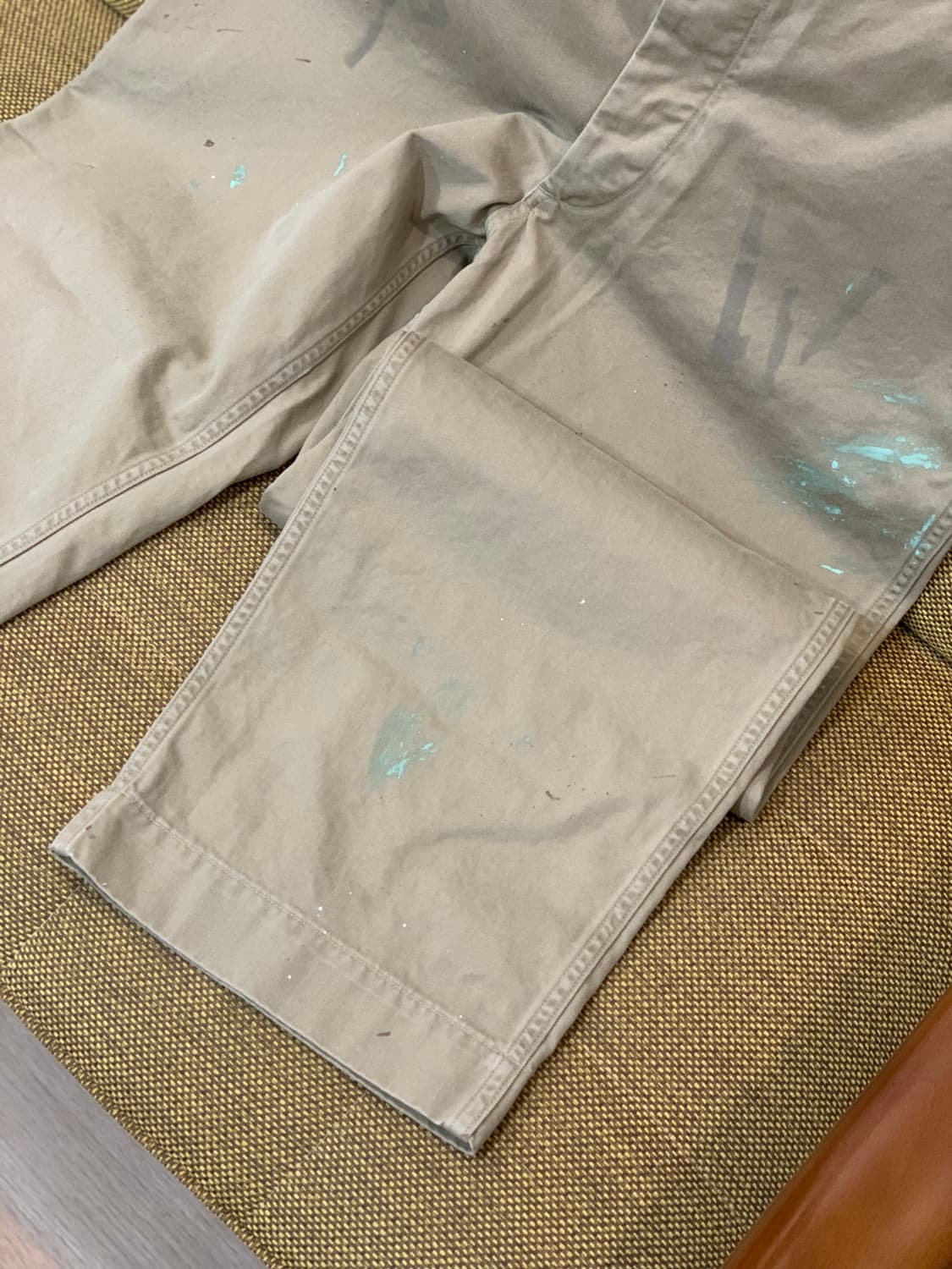 BOWWOW 바우와우 팬츠 PW 41 Khaki Trousers Aged 상품이미지5